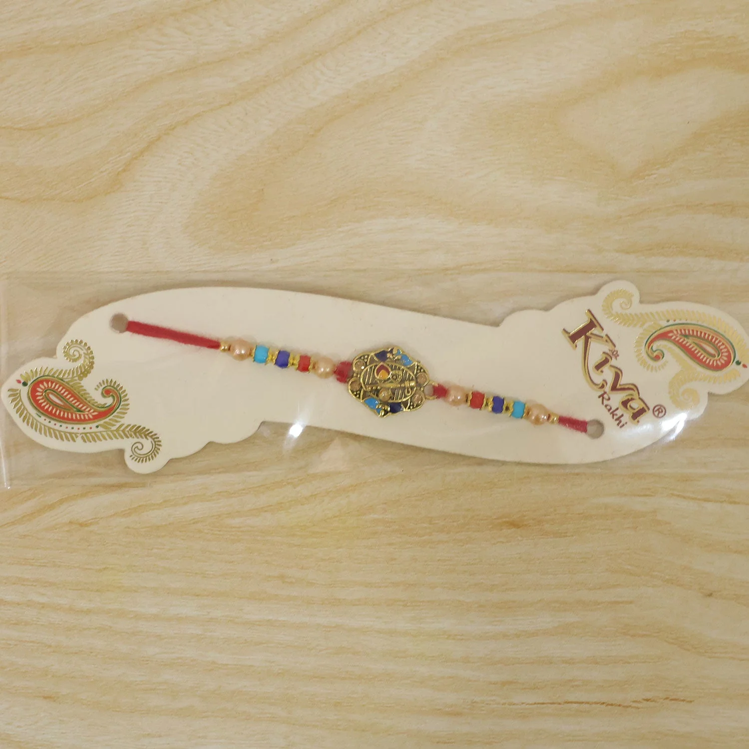 Royal Kundan Multicolor Rakhi for Brother Bhai Raksha Bandhan Festival Special Gift - Image 6