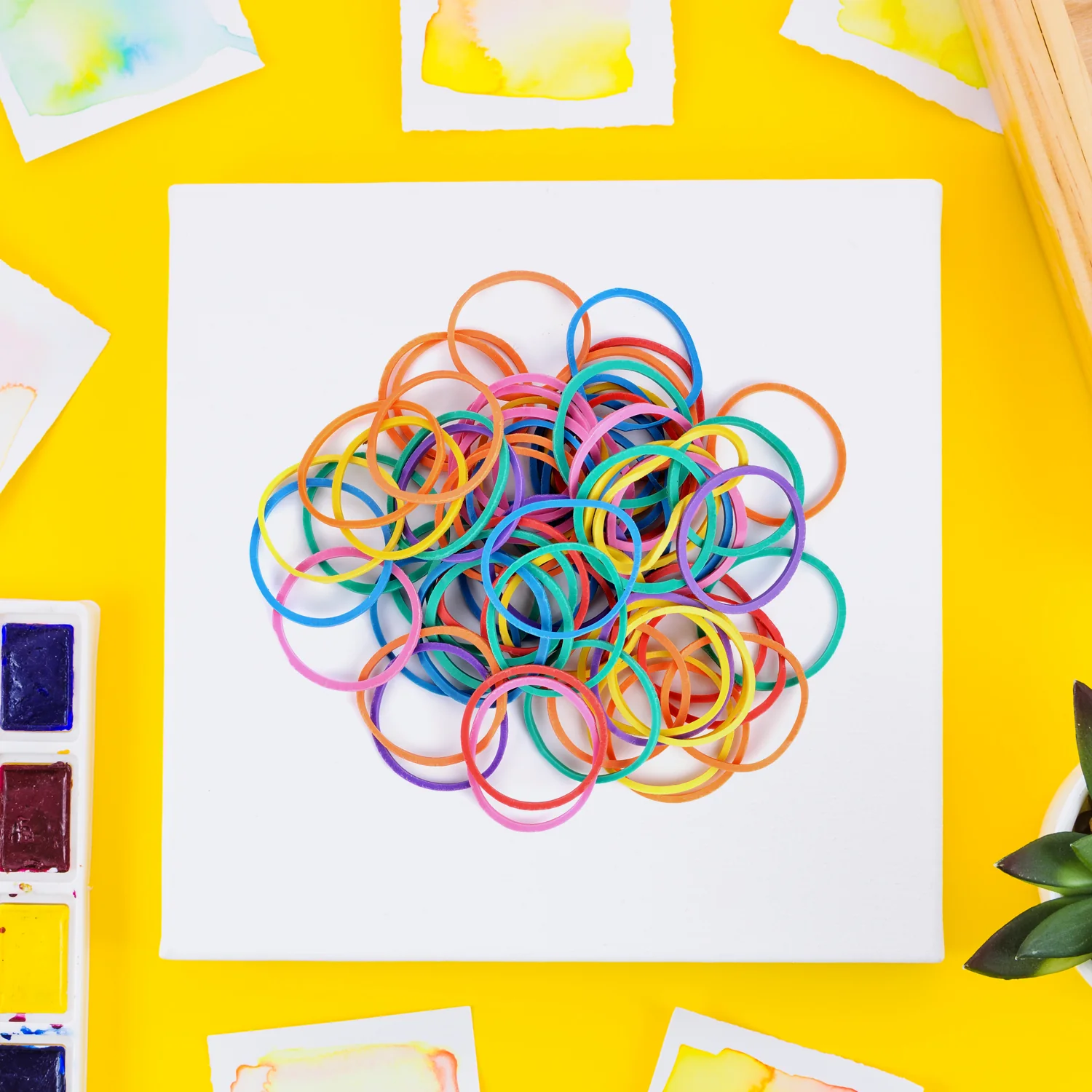 Multicolor Elastic Rubber Bands – Flexible & Reusable | Papezo - Image 7