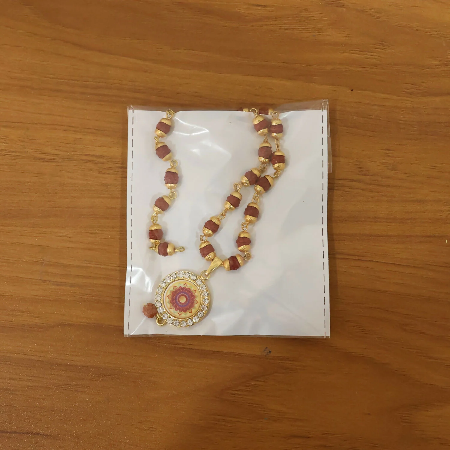 Rudraksha Necklace & Bracelet Set – Elegant Spiritual Accessory - Image 6