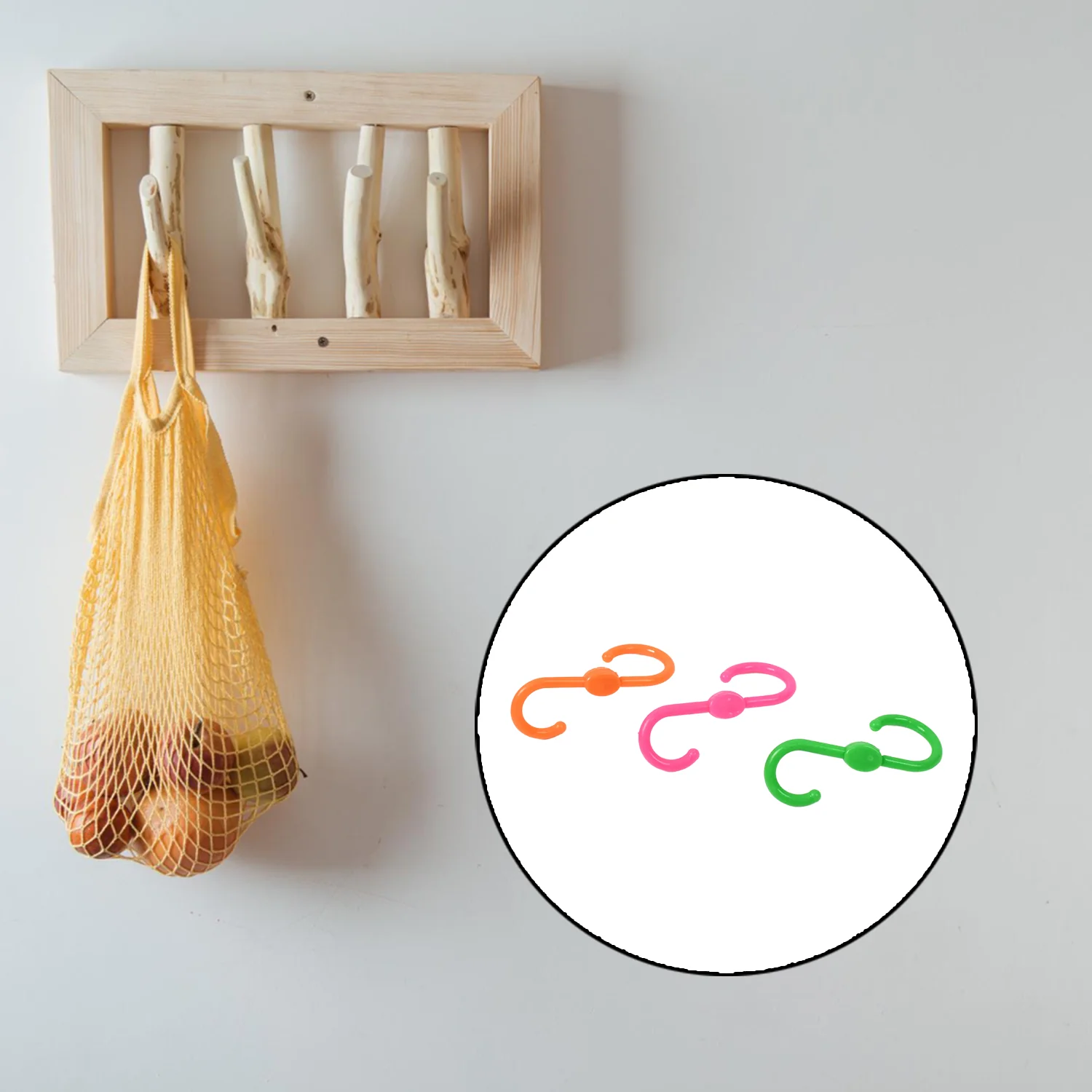 S Shape Plastic Hooks – Heavy Duty Hanging | FreshAura Homeware - Image 4