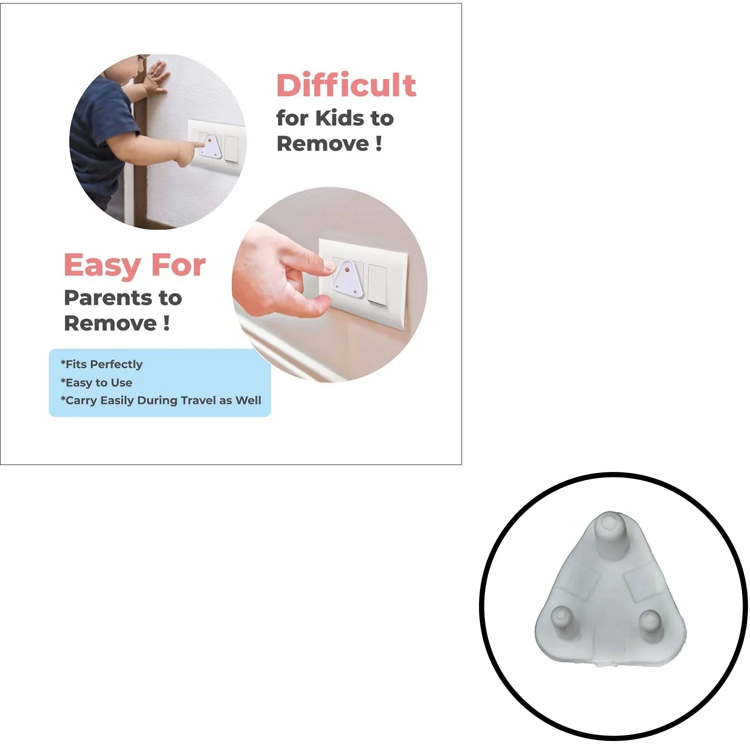 Baby Safety Socket Cover – Big Electric Plug Protector | Velvet Wheels - Image 7