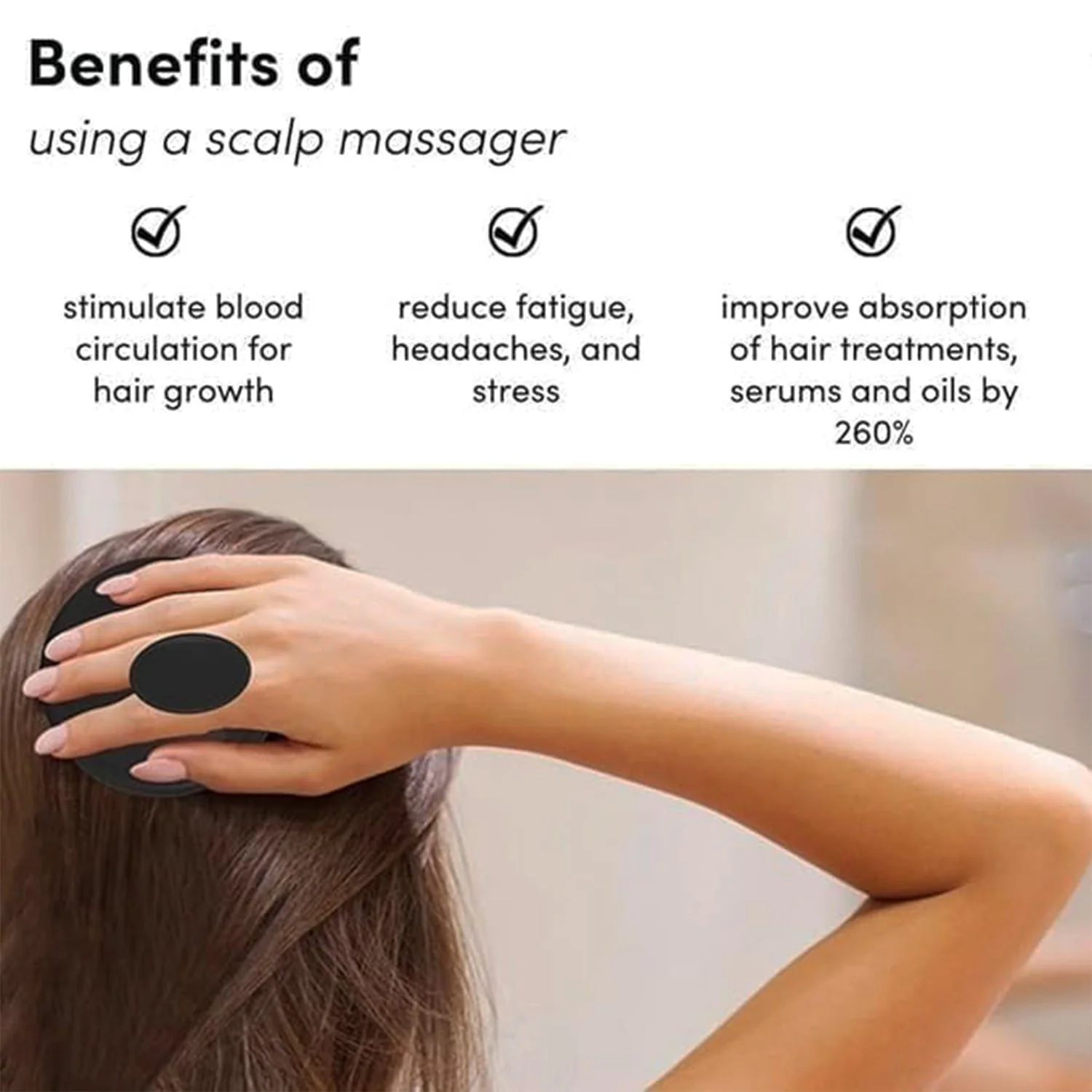 Scalp Massager Shampoo Brush – Soft Silicone Bristles for Gentle Care - Image 7
