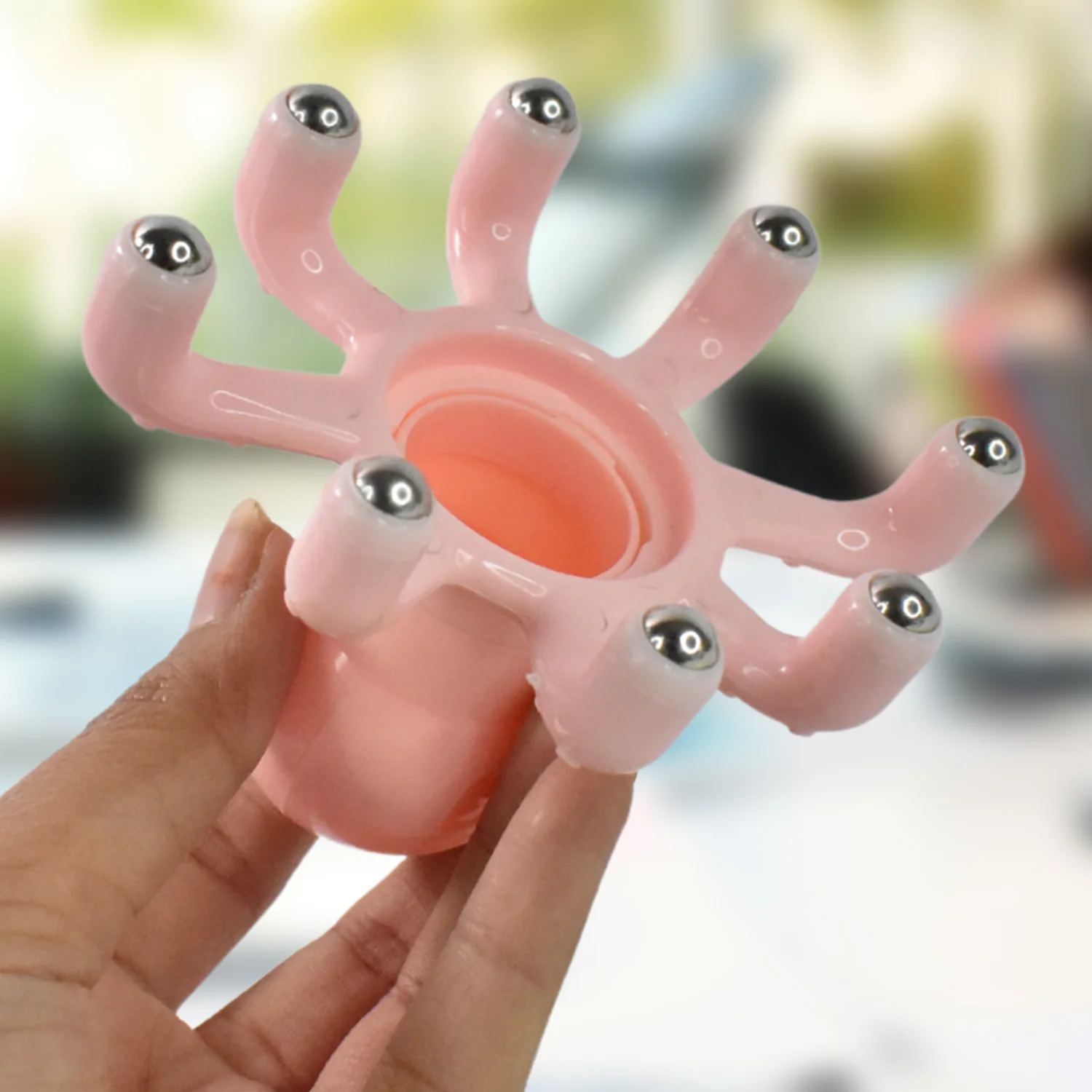 Octopus Head Massager – Ergonomic Stress Relief Tool - Image 8