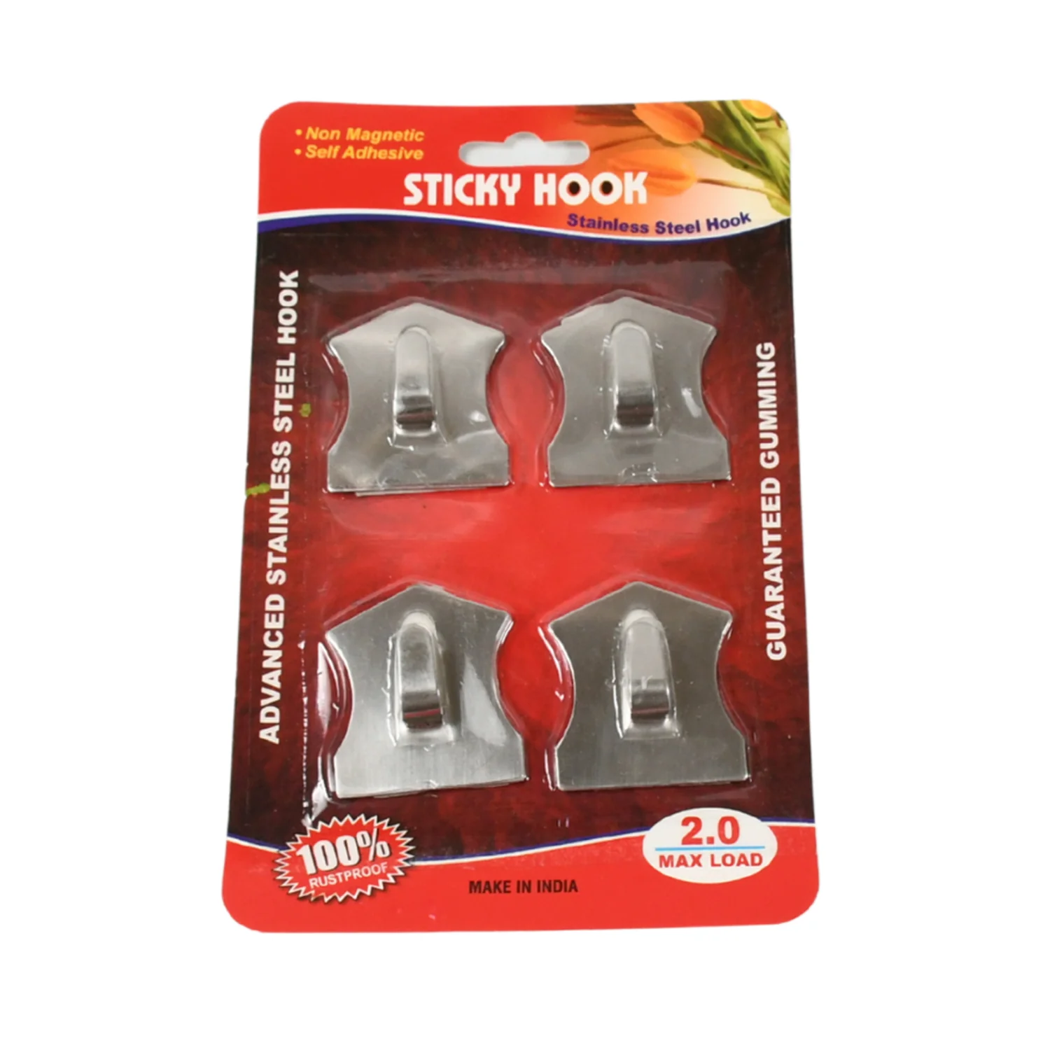 Self-Adhesive Hooks – Heavy Duty Stainless Steel | GlimmerHome - Image 4