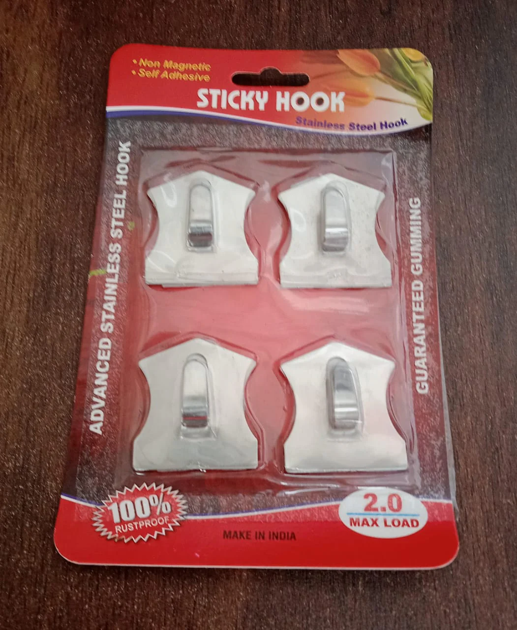 Self-Adhesive Hooks – Heavy Duty Stainless Steel | GlimmerHome - Image 8