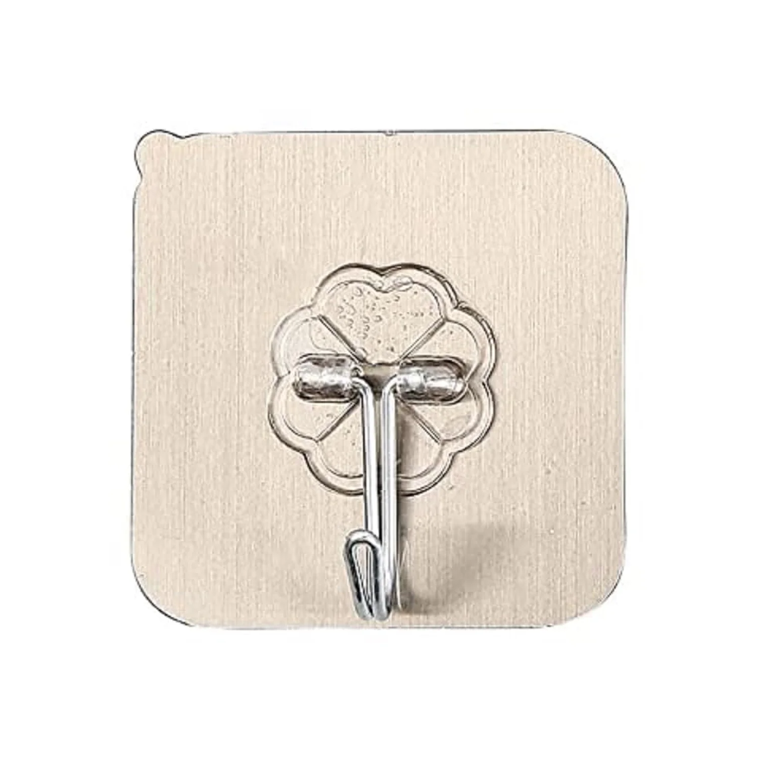 Self Adhesive Plastic Wall Hook, No Drill Heavy Duty Sticky Hanger Hook (1 Pc) - Image 5