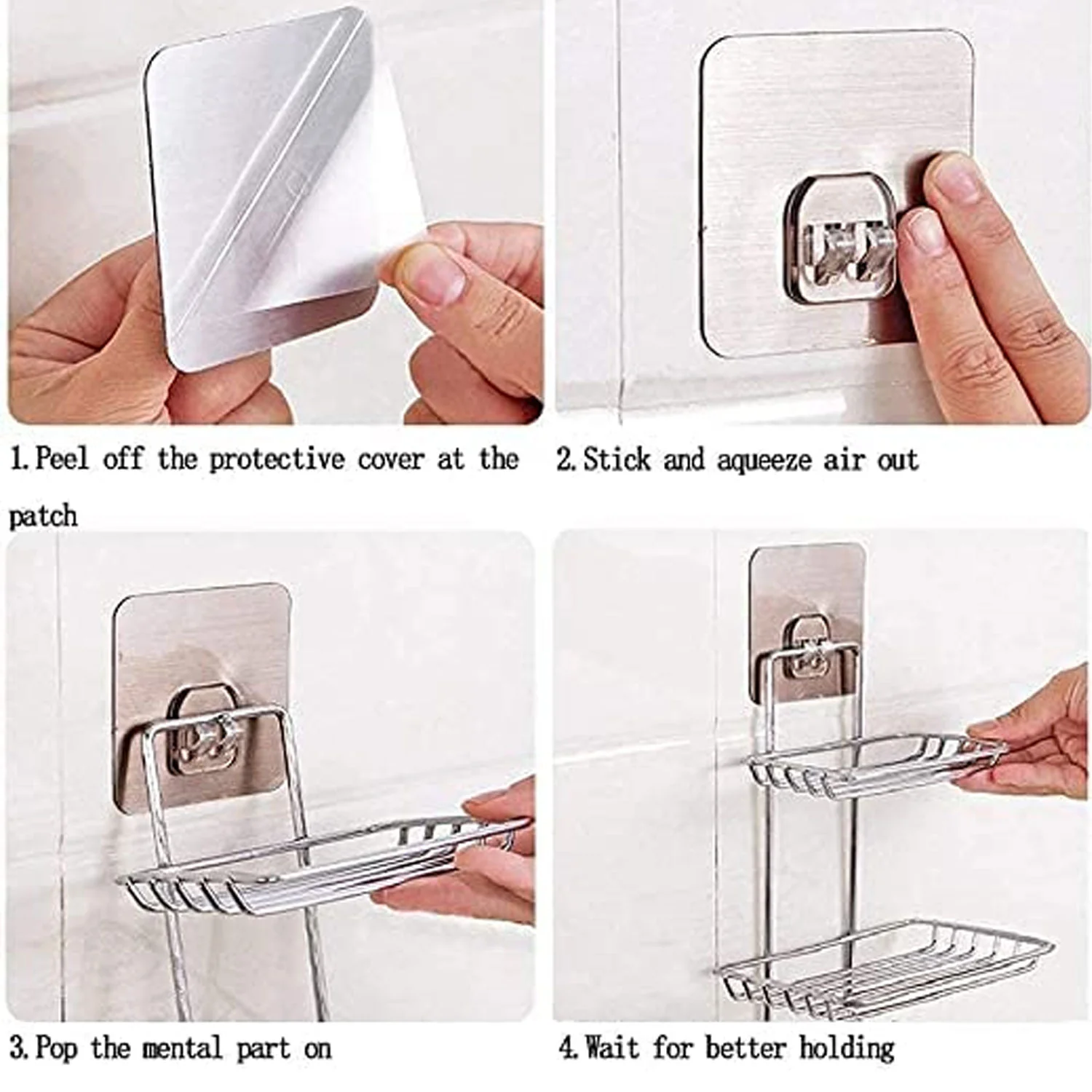 Self-Adhesive Transparent Wall Hook – Damage-Free, Reusable Holder - Image 8