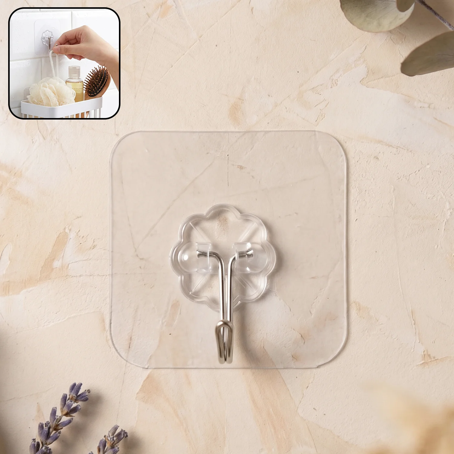 Self-Adhesive Wall Hook – Damage-Free Universal Organizer