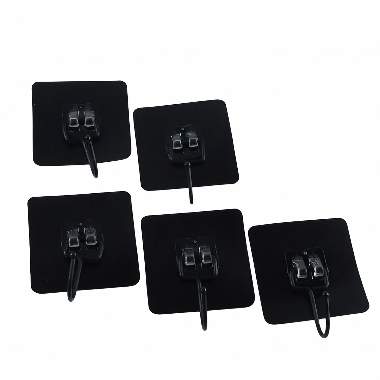 Self Adhesive Wall Hooks, Strong Transparent Sticky Hooks for Home (5 Pcs Set) - Image 5