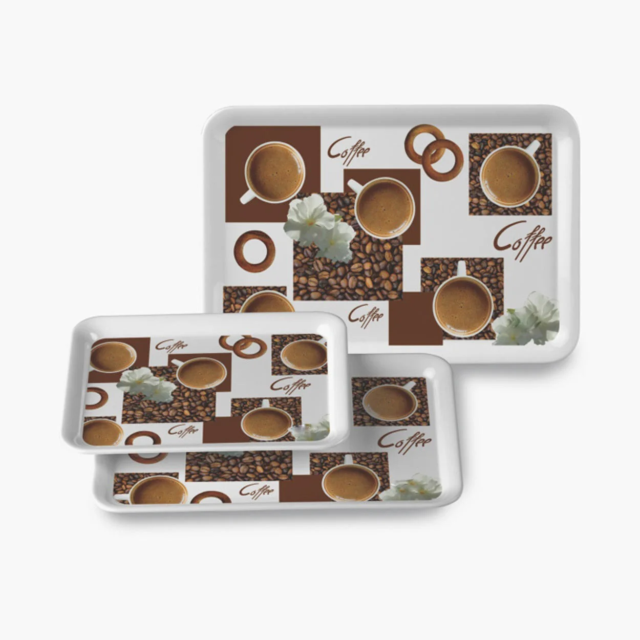Serving Tray Set – Multicolor Mix Sizes, Lightweight & Stylish - Image 10