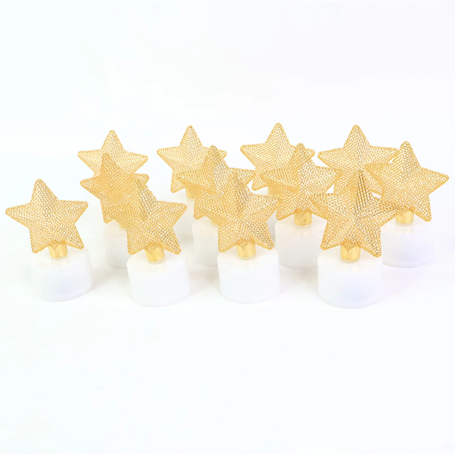 LED Star Candles – Set of 12 Flameless Decorative Tealights - Image 5
