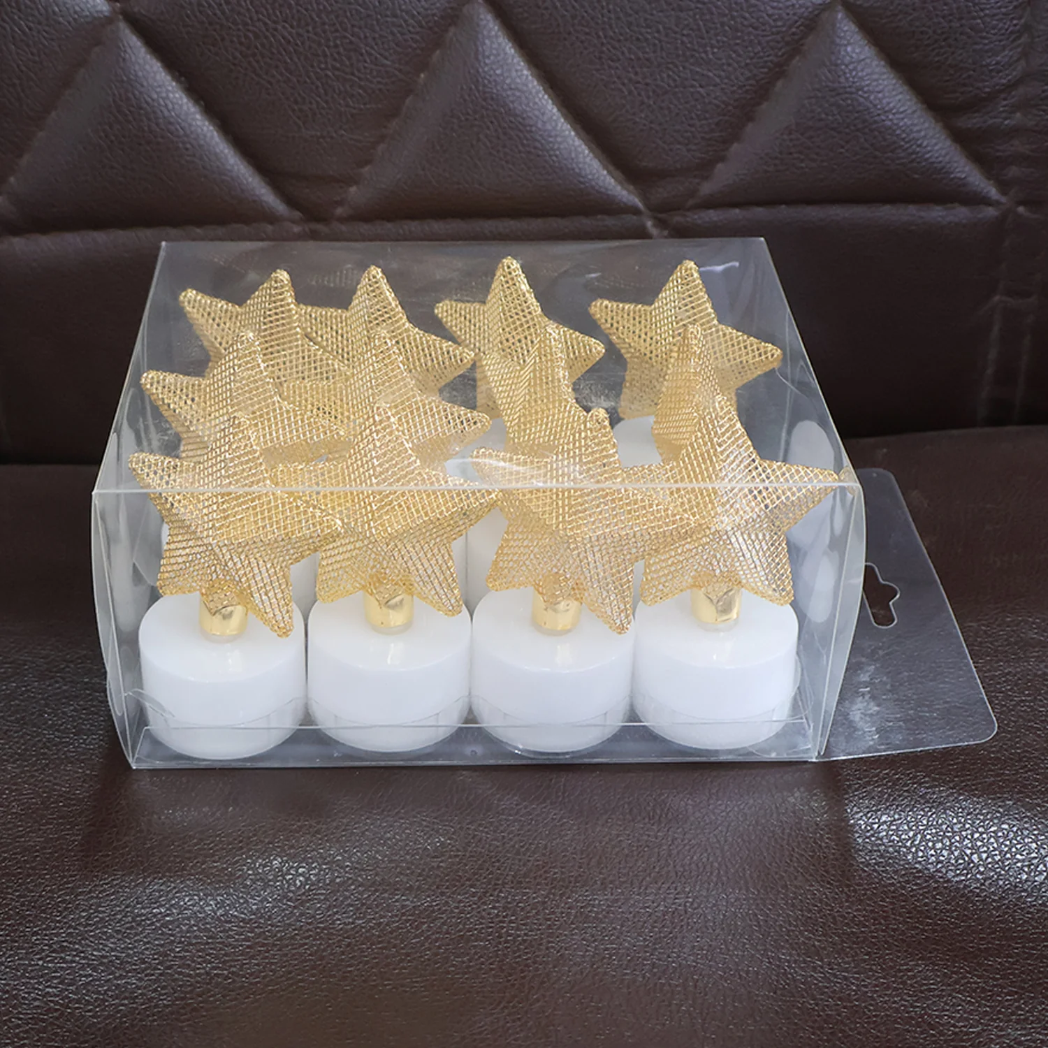 LED Star Candles – Set of 12 Flameless Decorative Tealights - Image 9