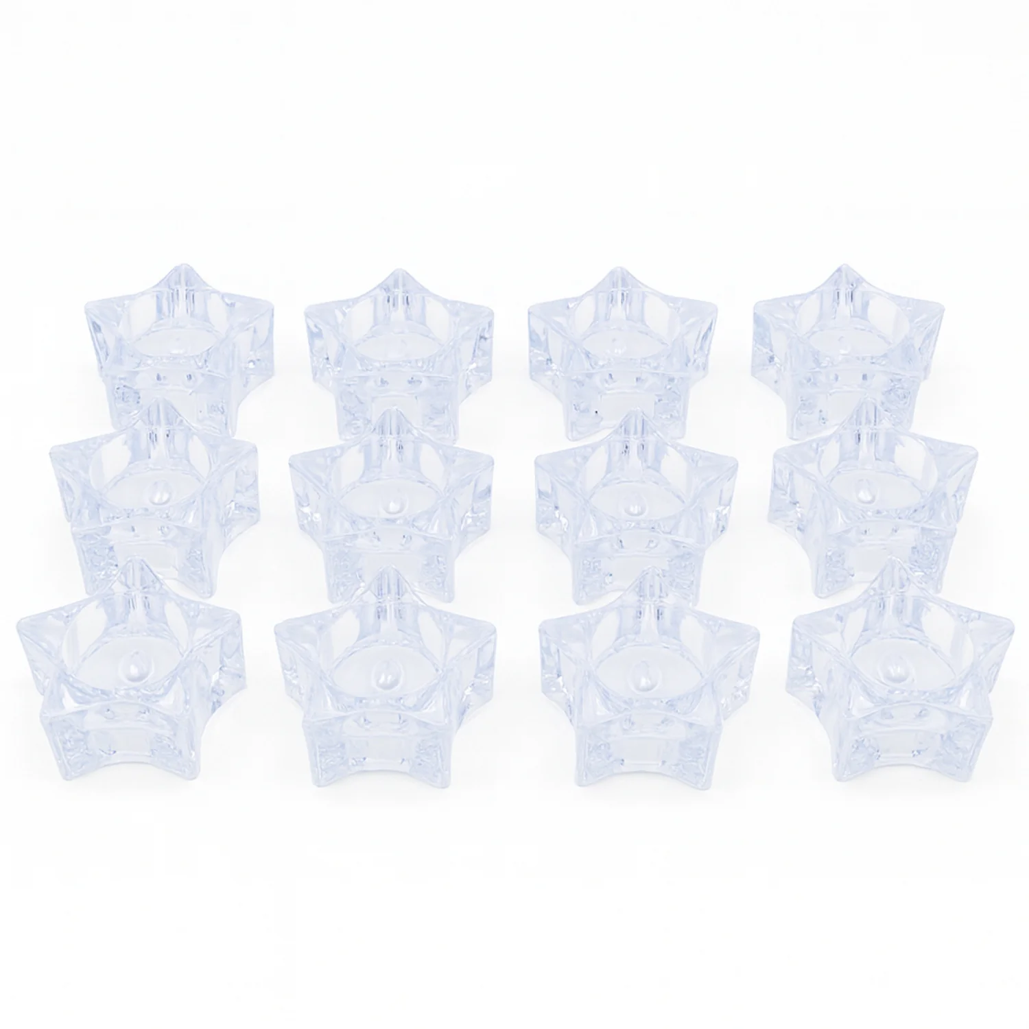LED Crystal Effect Flameless Candles – Set of 12 Decorative Tealights - Image 10
