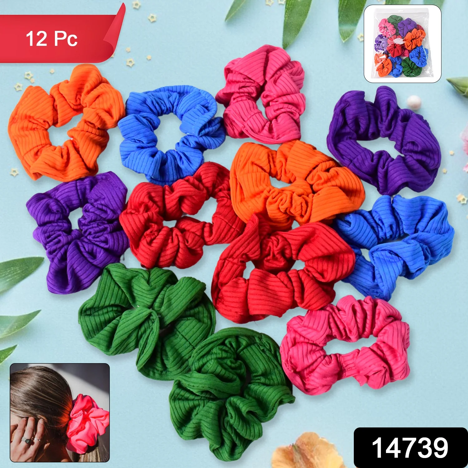 Elastic Hair Band Set – Soft, Stylish, and Gentle Hold - Image 2