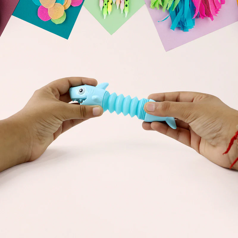 Shark Shape Magic Spring Toy – Fun Stretchable Fidget for Kids - Image 6