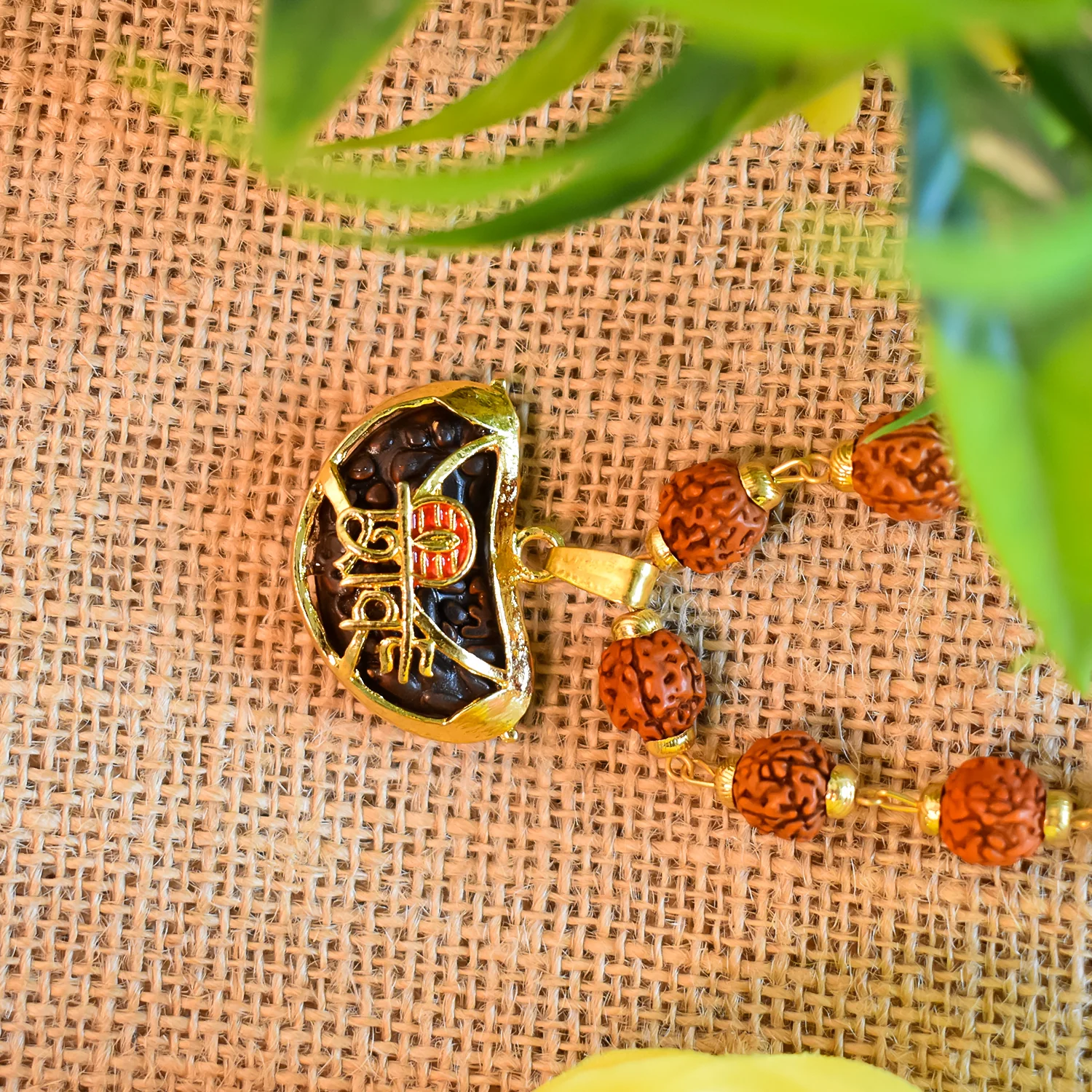 Shiva Pendant with Rudraksha Mala – Spiritual Power & Protection | BBJ - Image 5