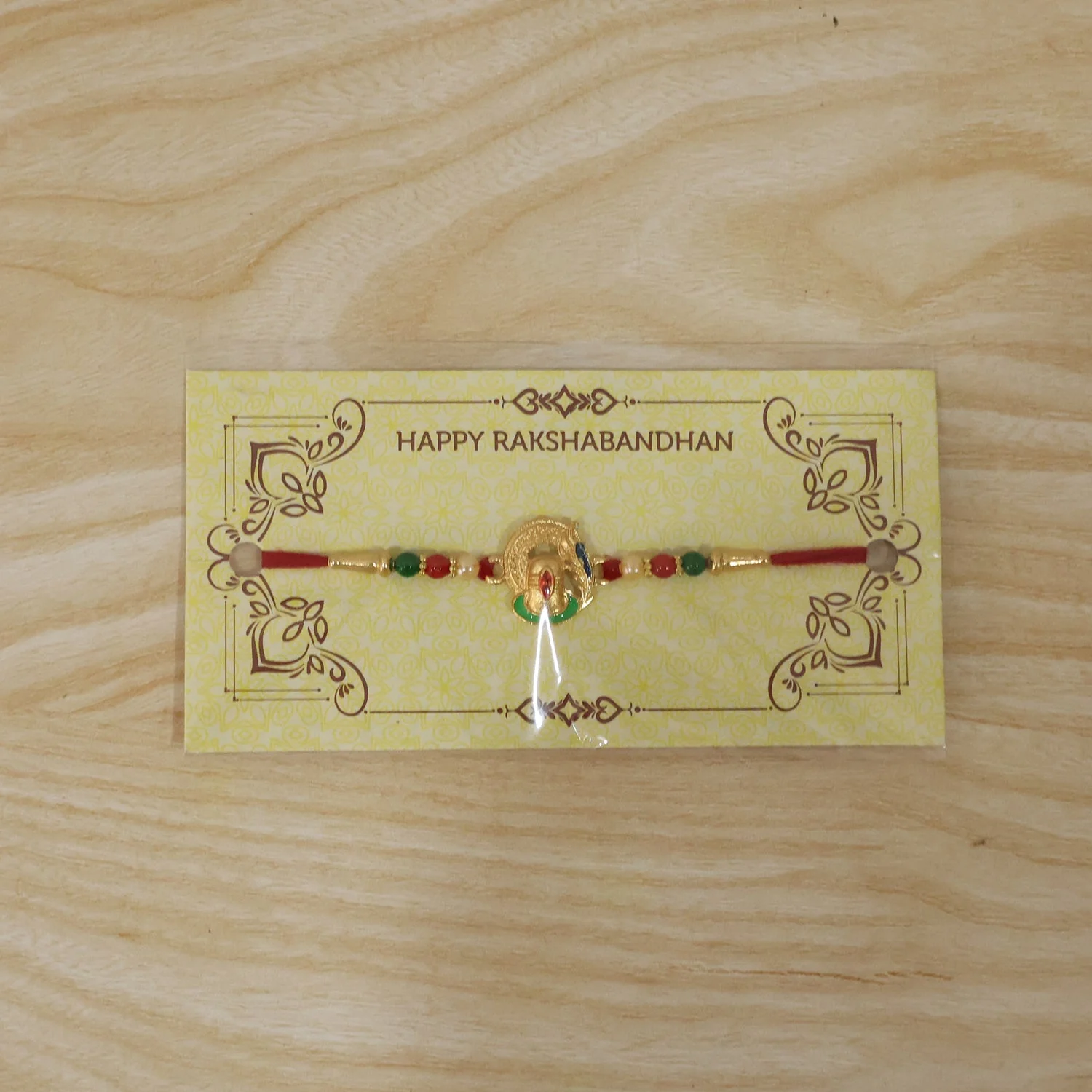 Shivling Design Rakhi – Colorful Beads for Raksha Bandhan - Image 8