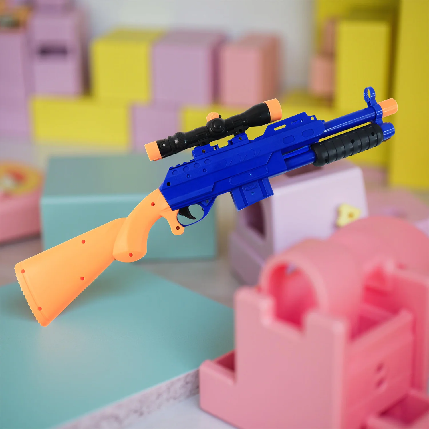 Shot Air Gun Toy with Scope – Safe Foam Bullet Blaster for Kids - Image 8
