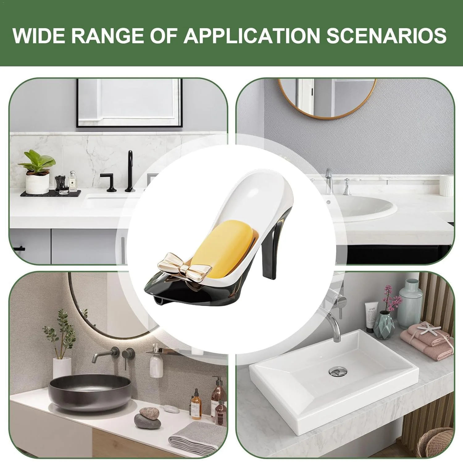 High Heels Soap Box – Stylish Suction Cup Soap Holder - Image 11
