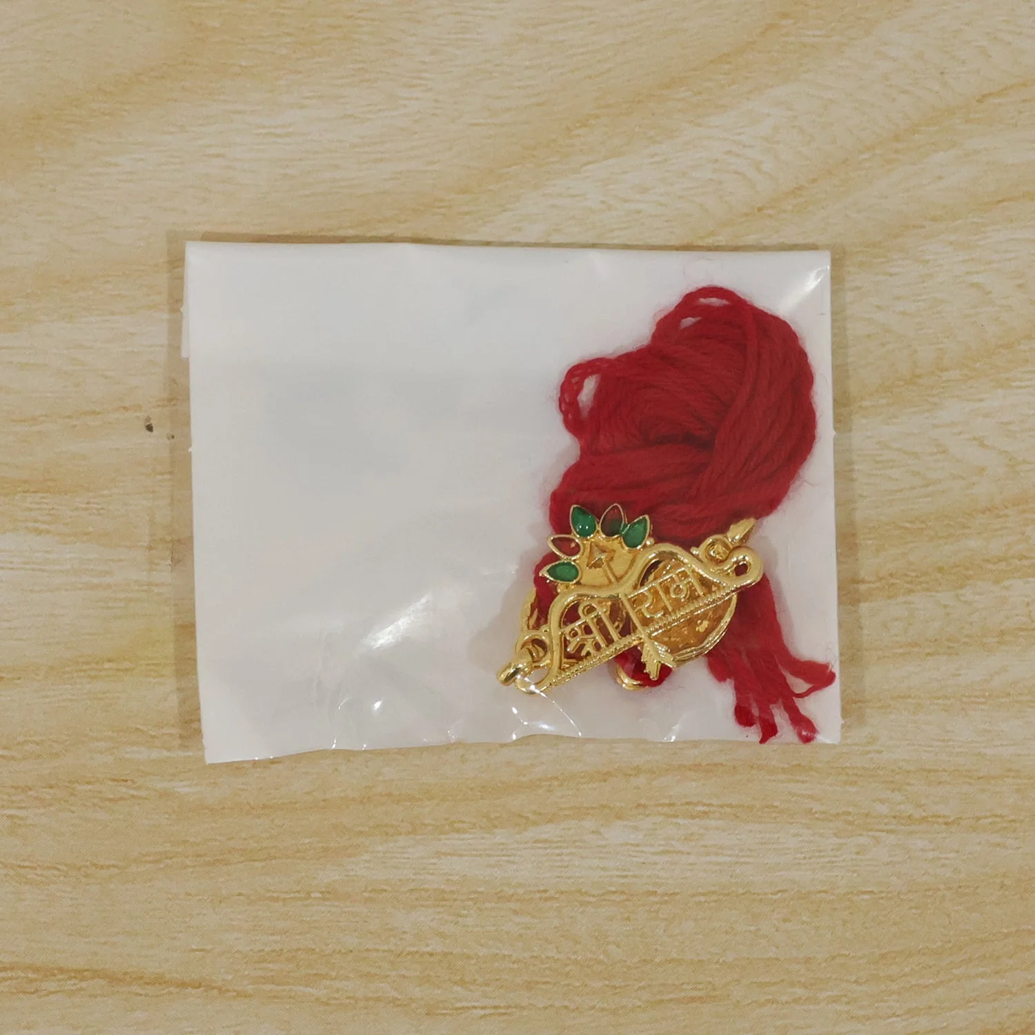 Shree Ram Floral Charm Rakhi for Brother Bhai Raksha Bandhan Festival Special Gift - Image 6