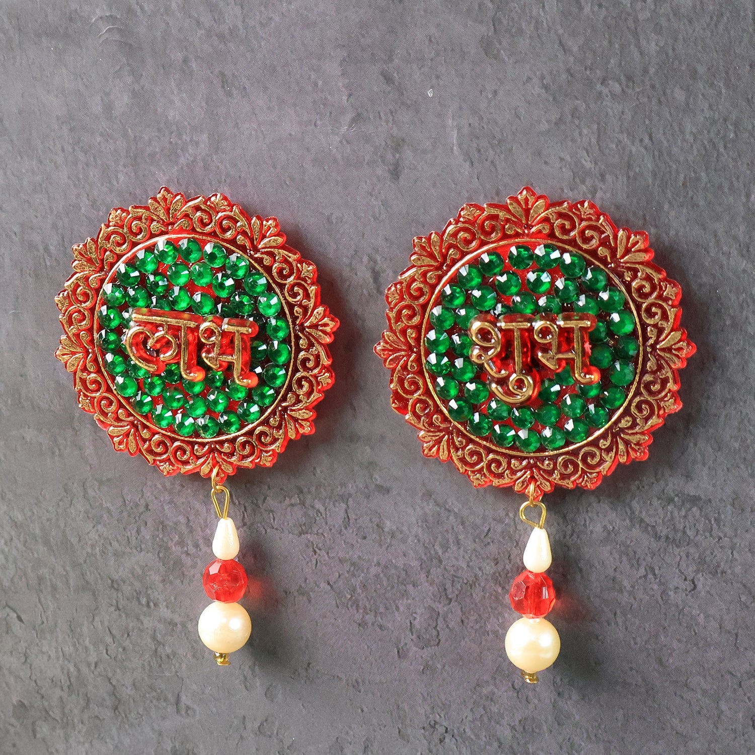 Shubh Labh Decorative Door Hanging – Beaded Festival Wall Décor Set - Image 6