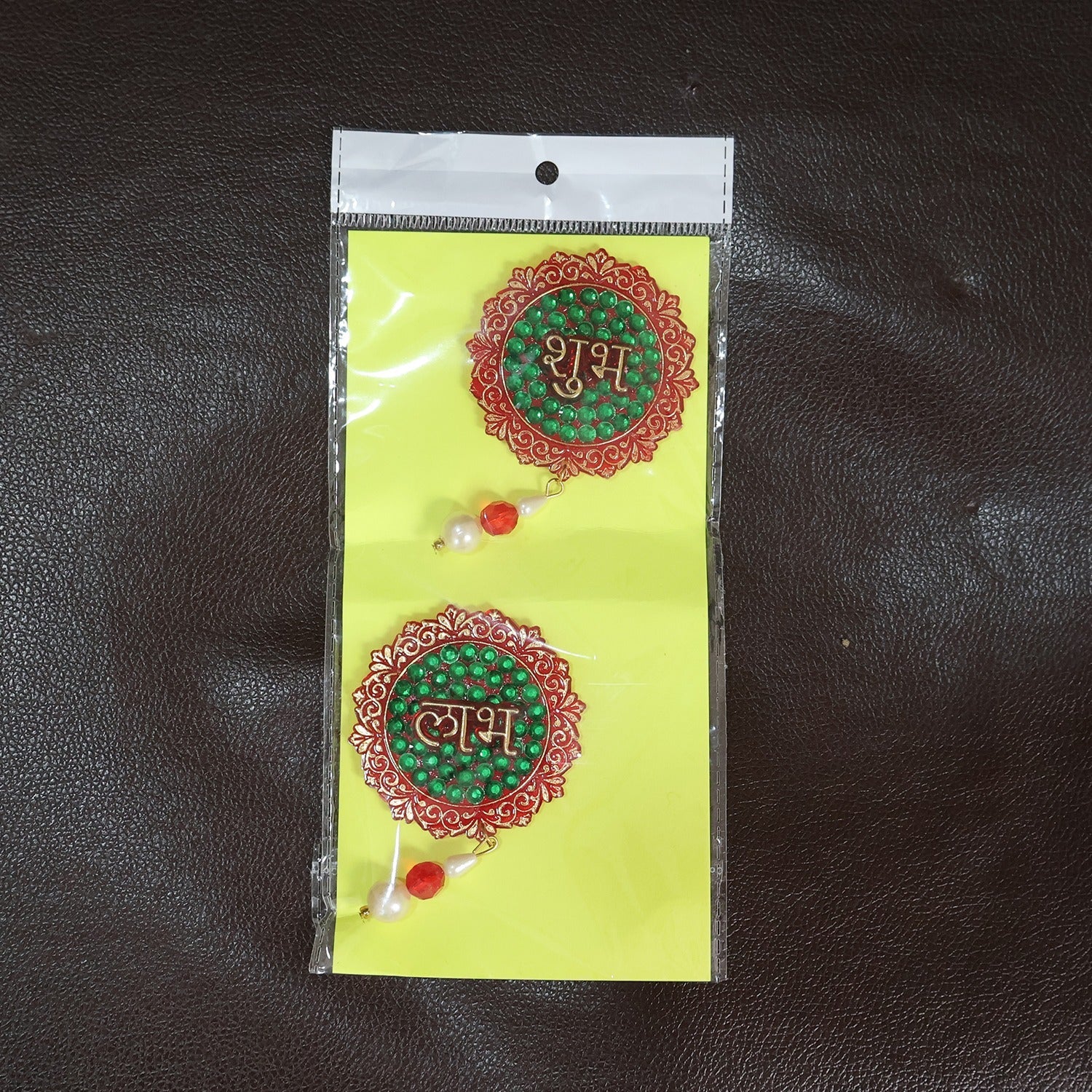 Shubh Labh Decorative Door Hanging – Beaded Festival Wall Décor Set - Image 8