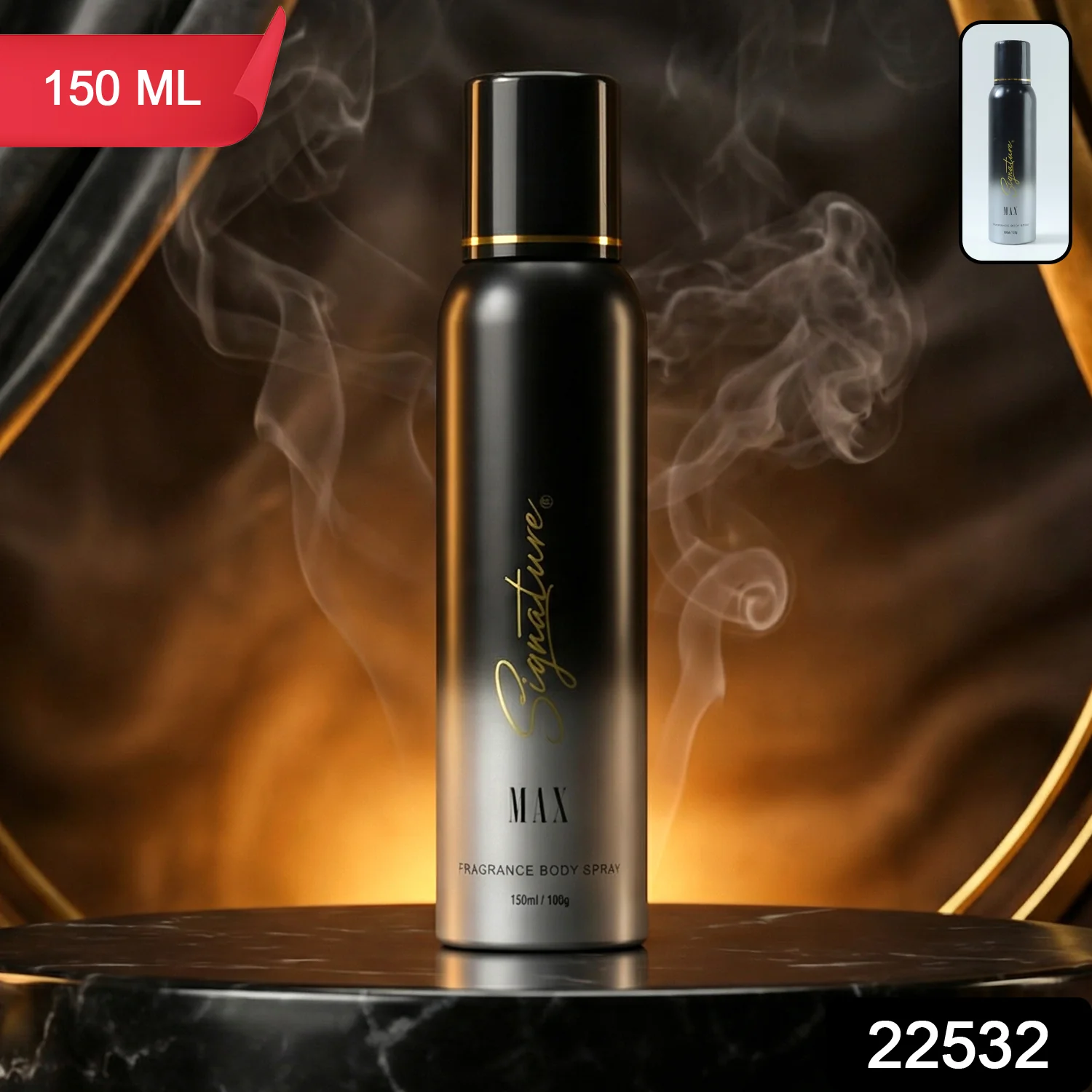 Signature Max Body Spray – Bold & Long Lasting Fragrance for Men - Image 2