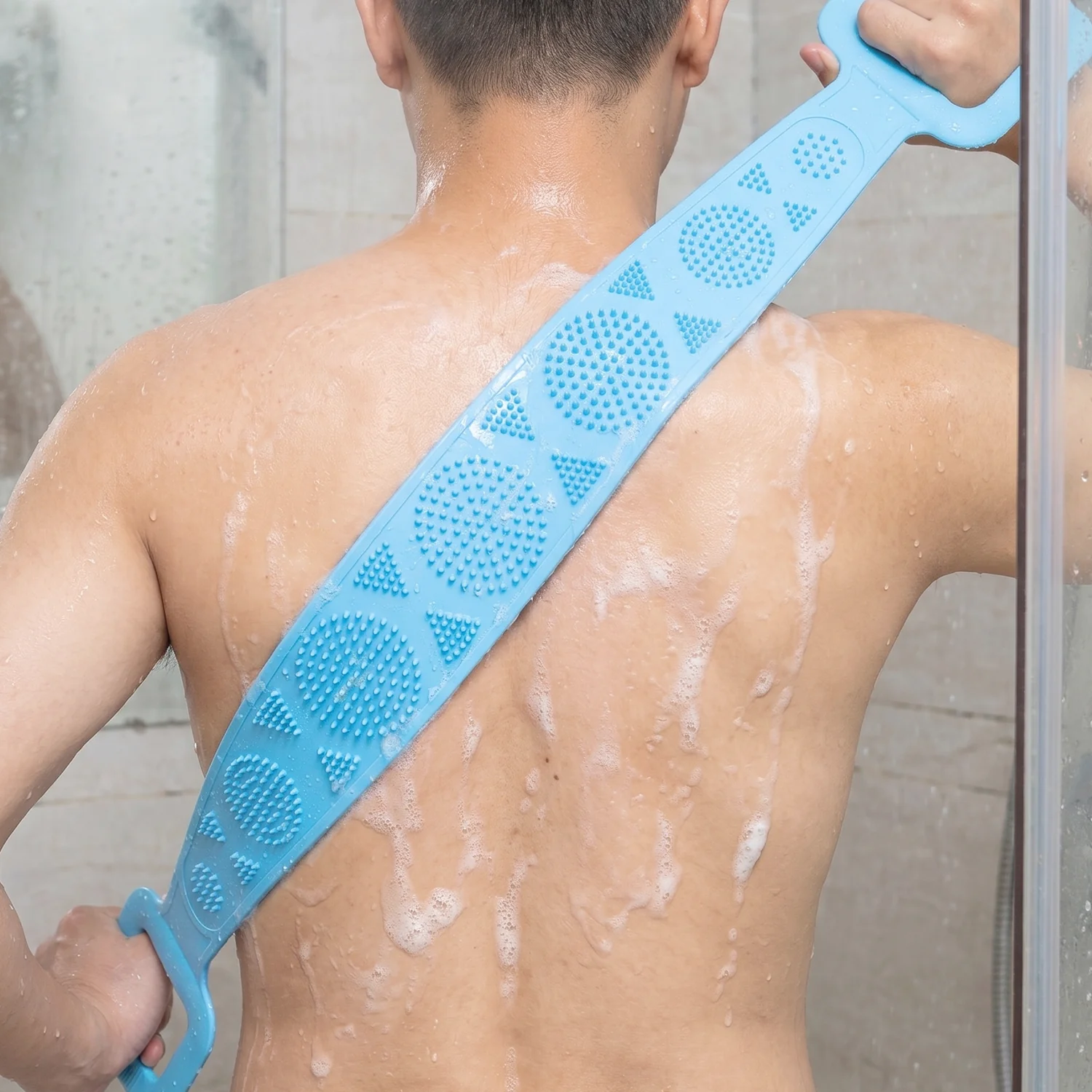 Silicone Back Scrubber Belt – Effective Dual-Handle Exfoliation - Image 2