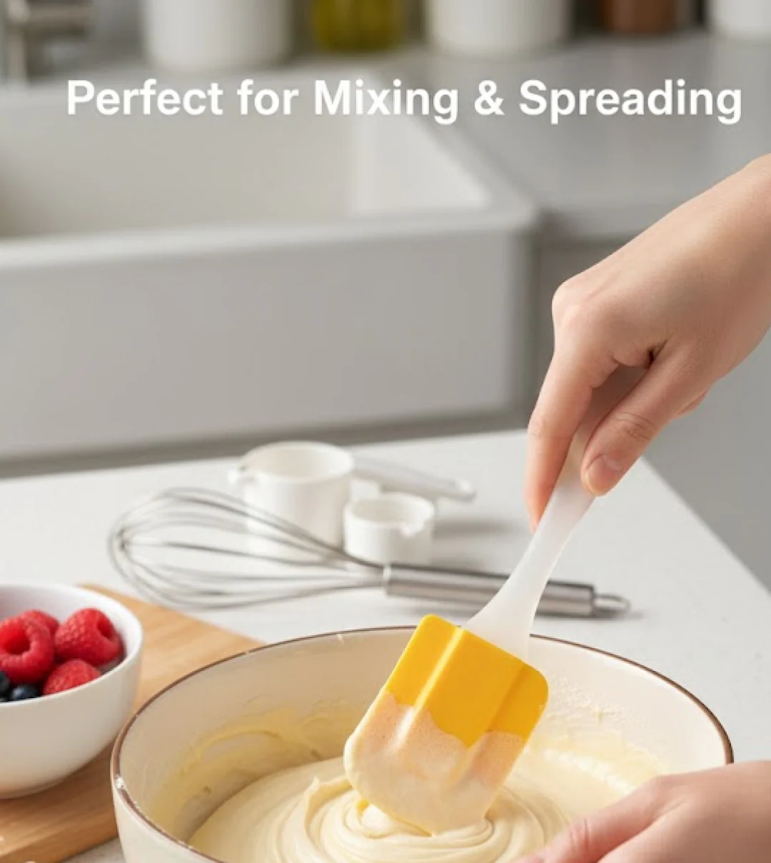 Silicone Cooking Spatula – Heat Resistant 18 cm | Bake & Dwell - Image 6