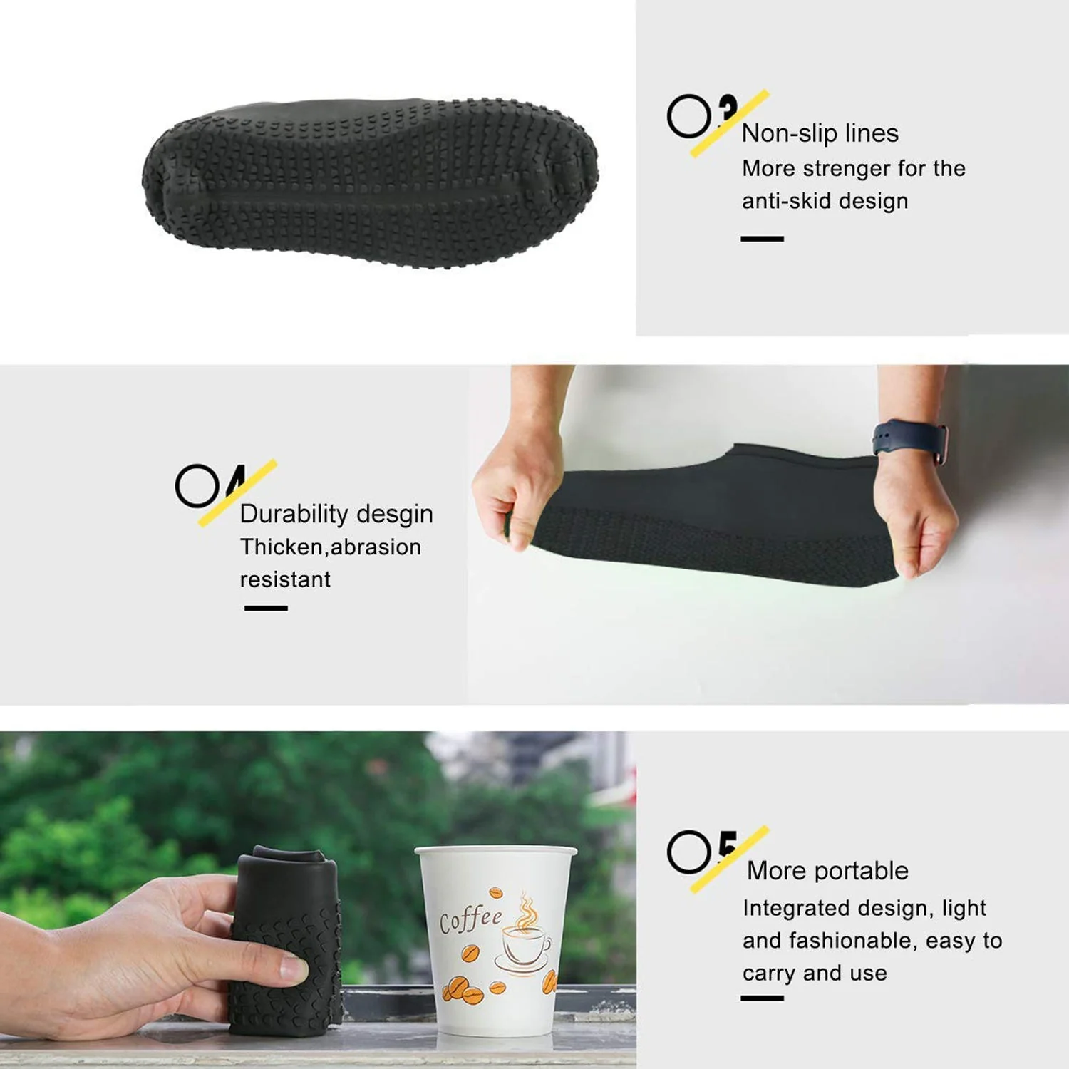 Waterproof Silicone Shoe Cover – Non-Slip & Foldable | ThunderLayer - Image 6