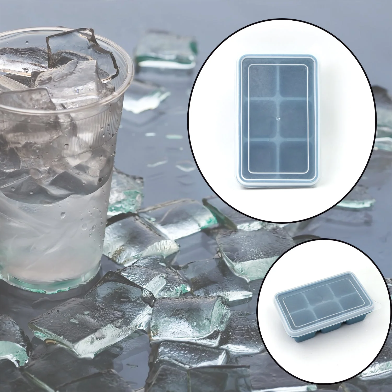 Silicone Ice Tray – Flexible 6-Grid Ice Maker for Home | DeoDap - Image 3