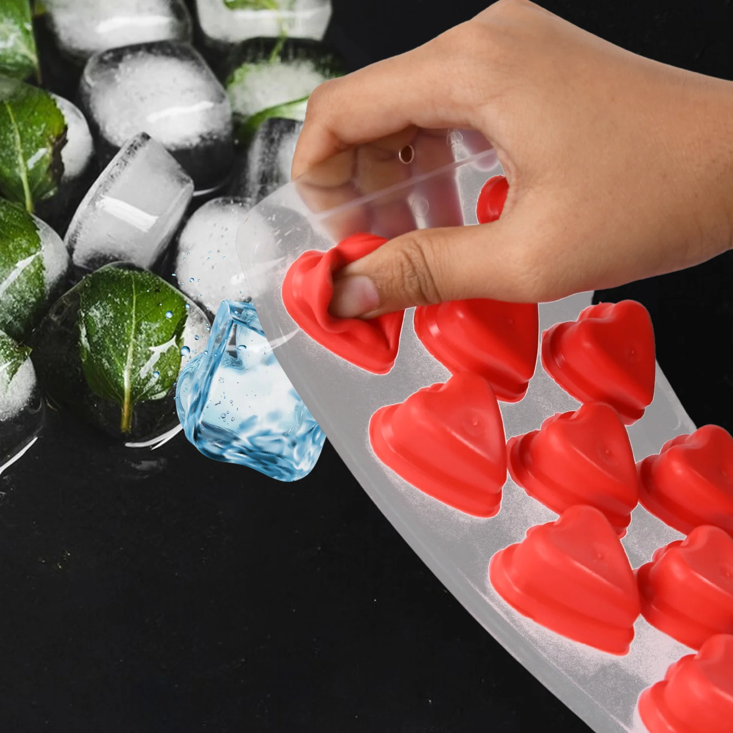 Silicone Ice Cube Tray – Multi Fruit Shapes, Flexible | Indo Glow - Image 4