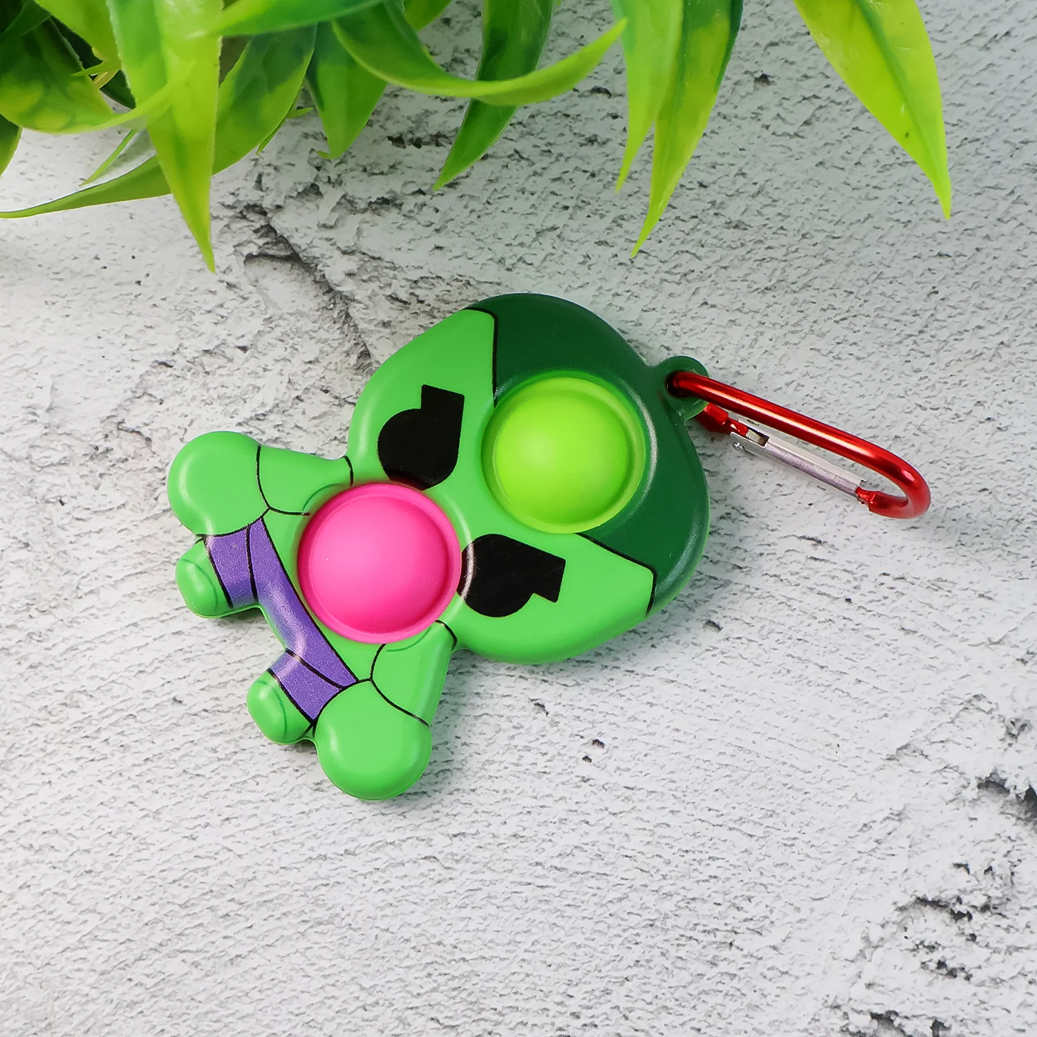 Silicone Pop It Fidget Toy – Portable Stress Relief Keychain - Image 6