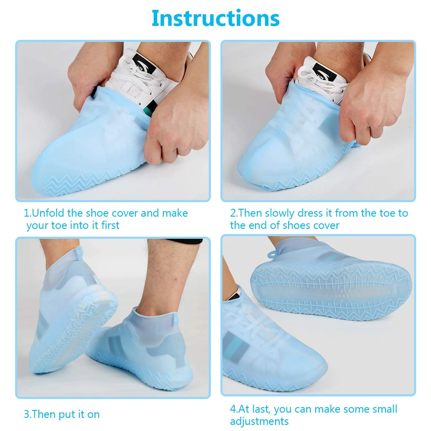 Silicone Rain Boot Covers – Non-Slip & Foldable | ThunderLayer - Image 3