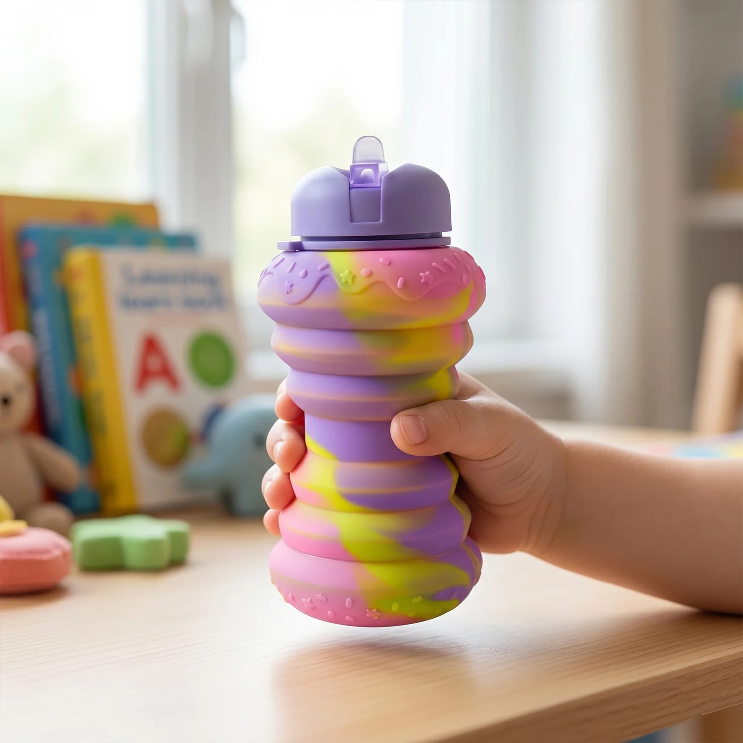 Foldable Silicone Sports Water Bottle – Compact & Leak-proof Design - Image 10