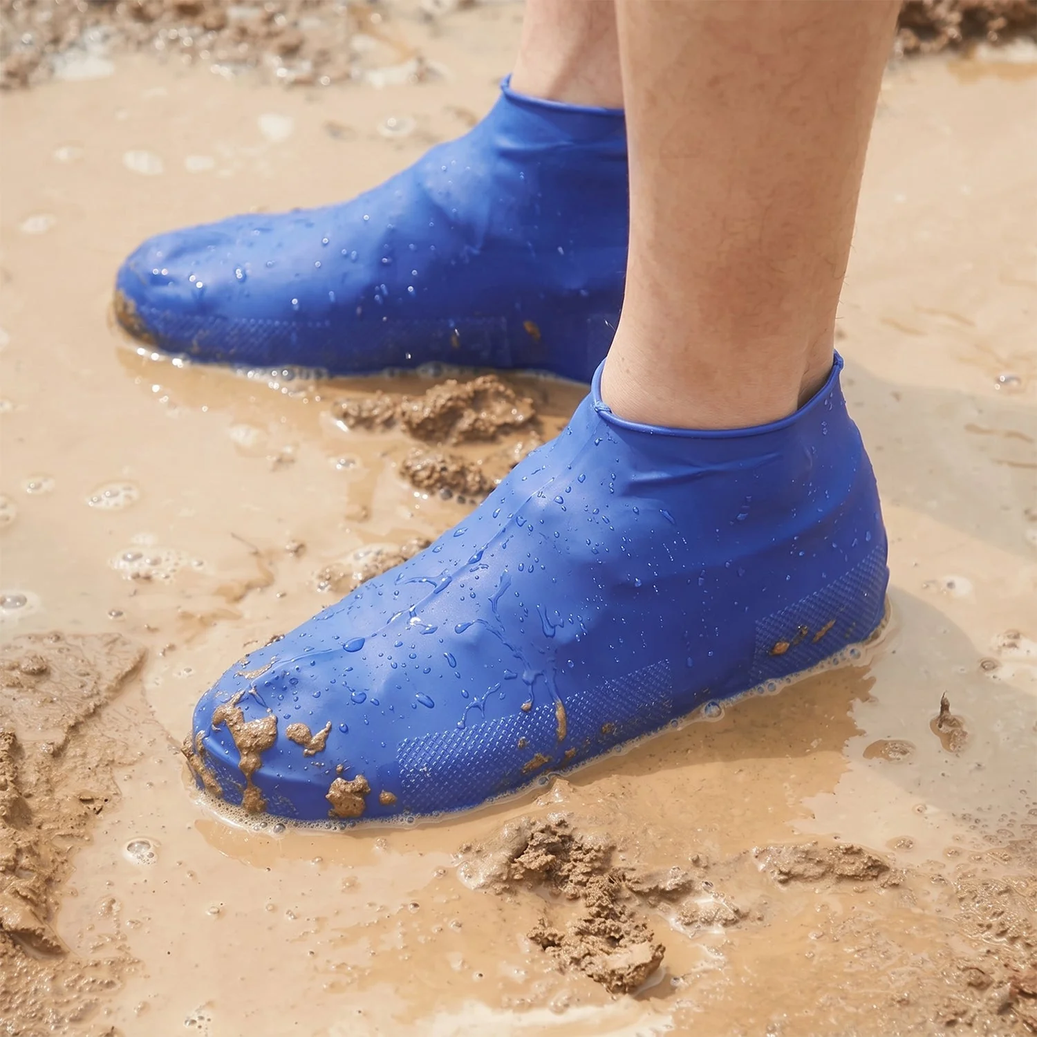 Silicone Waterproof Shoe Cover – Reusable, Non-Slip Rain Protector (Mix Design & Color) - Image 8