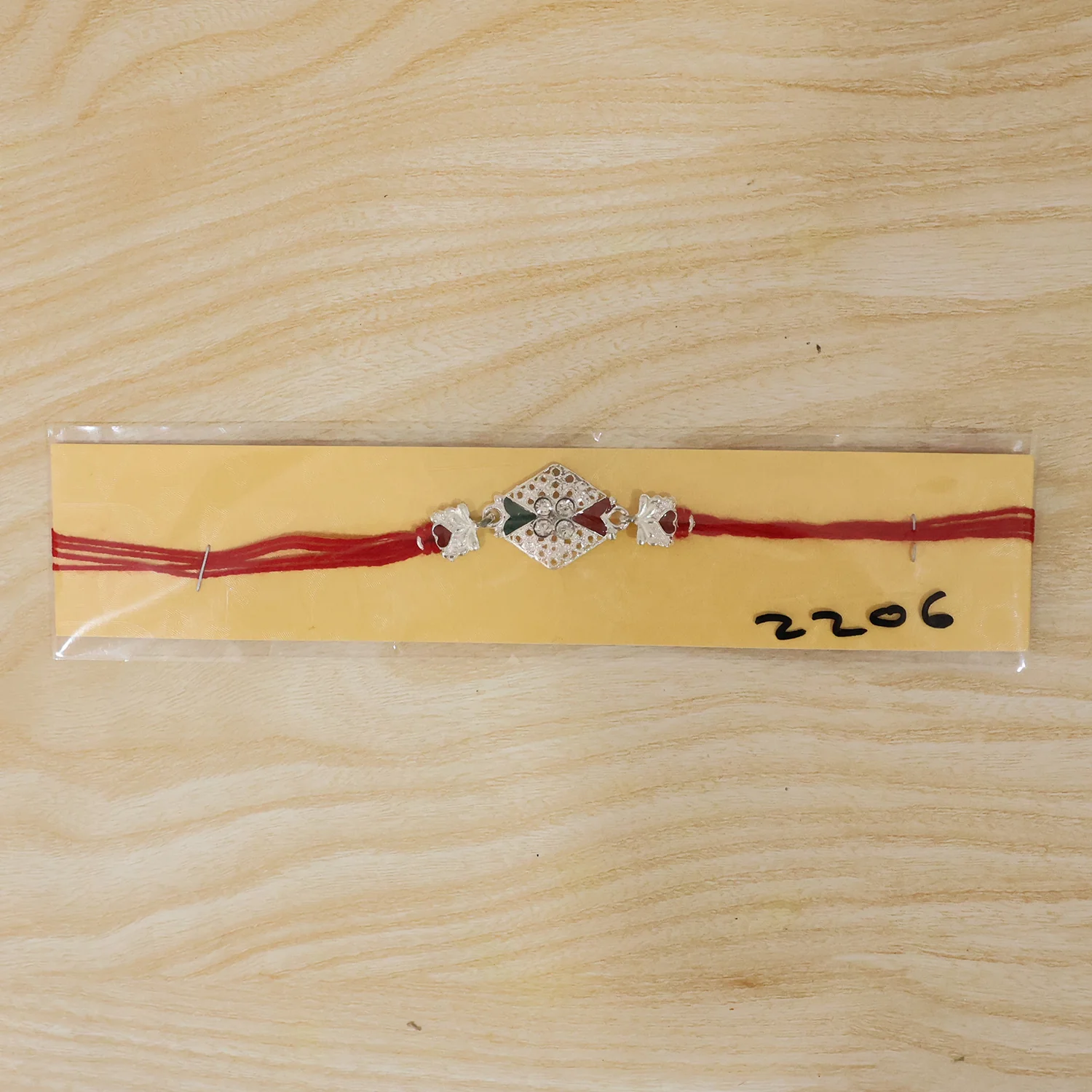 Silver Elephant Charm Rakhi – Elegant Festive Gift for Brother - Image 6