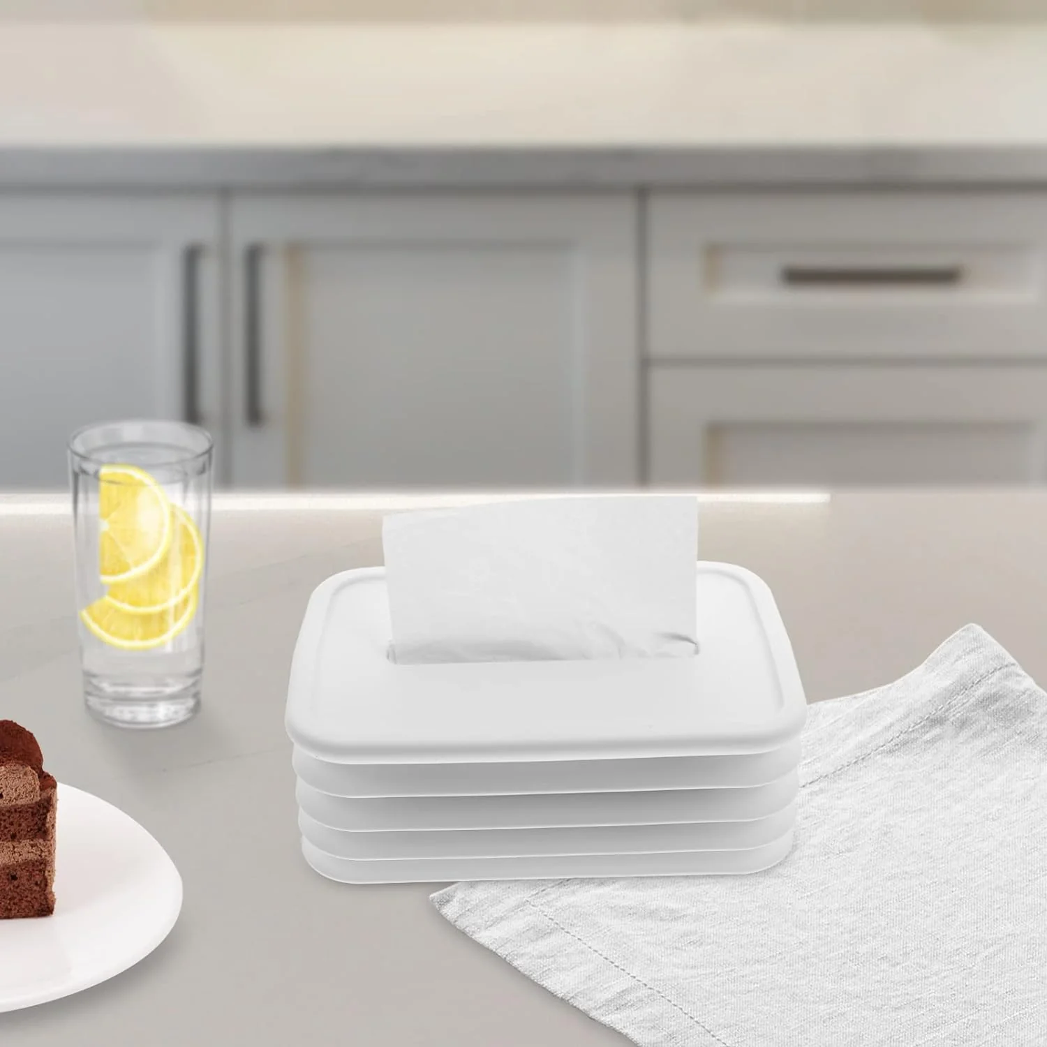 Silicone Tissue Holder – Foldable & Stylish for Home & Office - Image 9