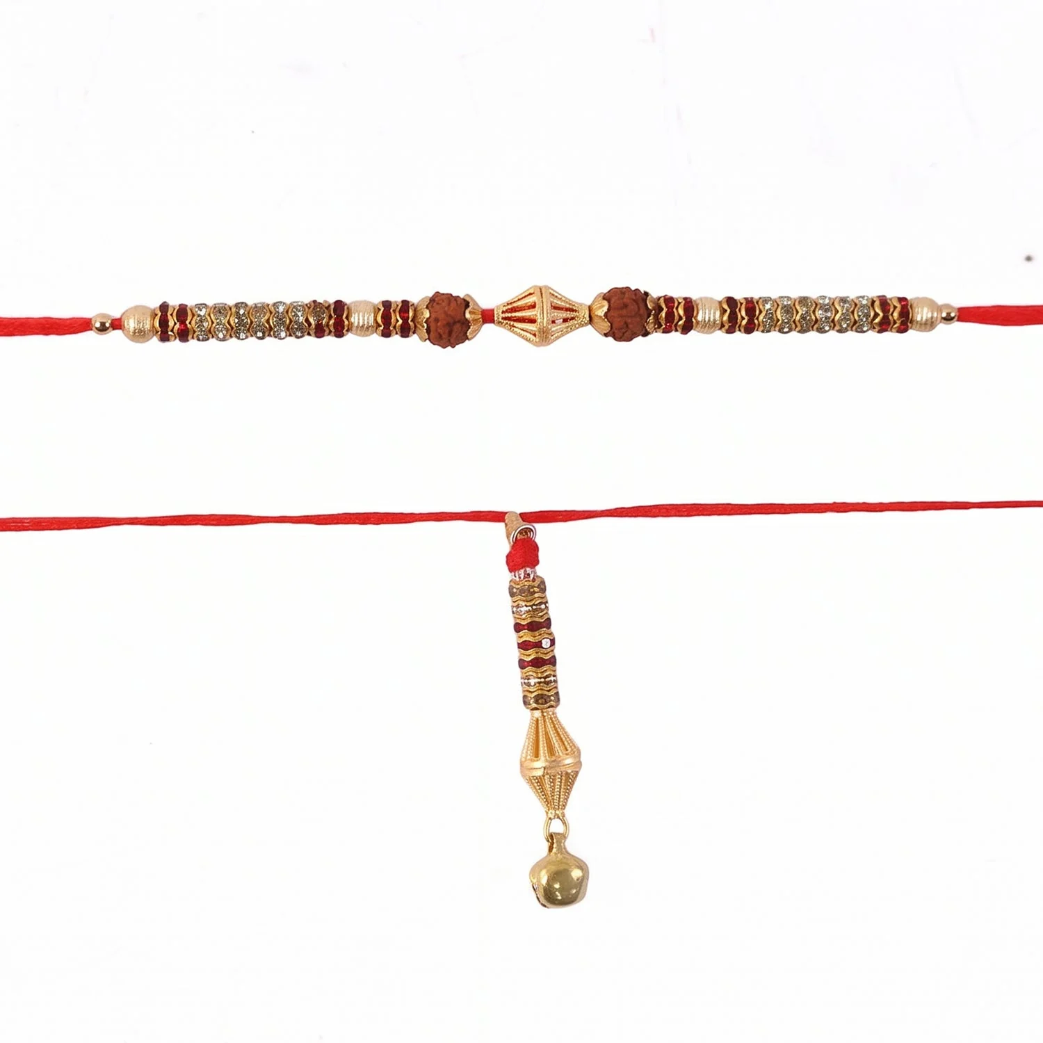 Premium Elegant Traditional Thread with Modern Design bhabhi Lumba Rakhi for Rakshabandhan - Image 6