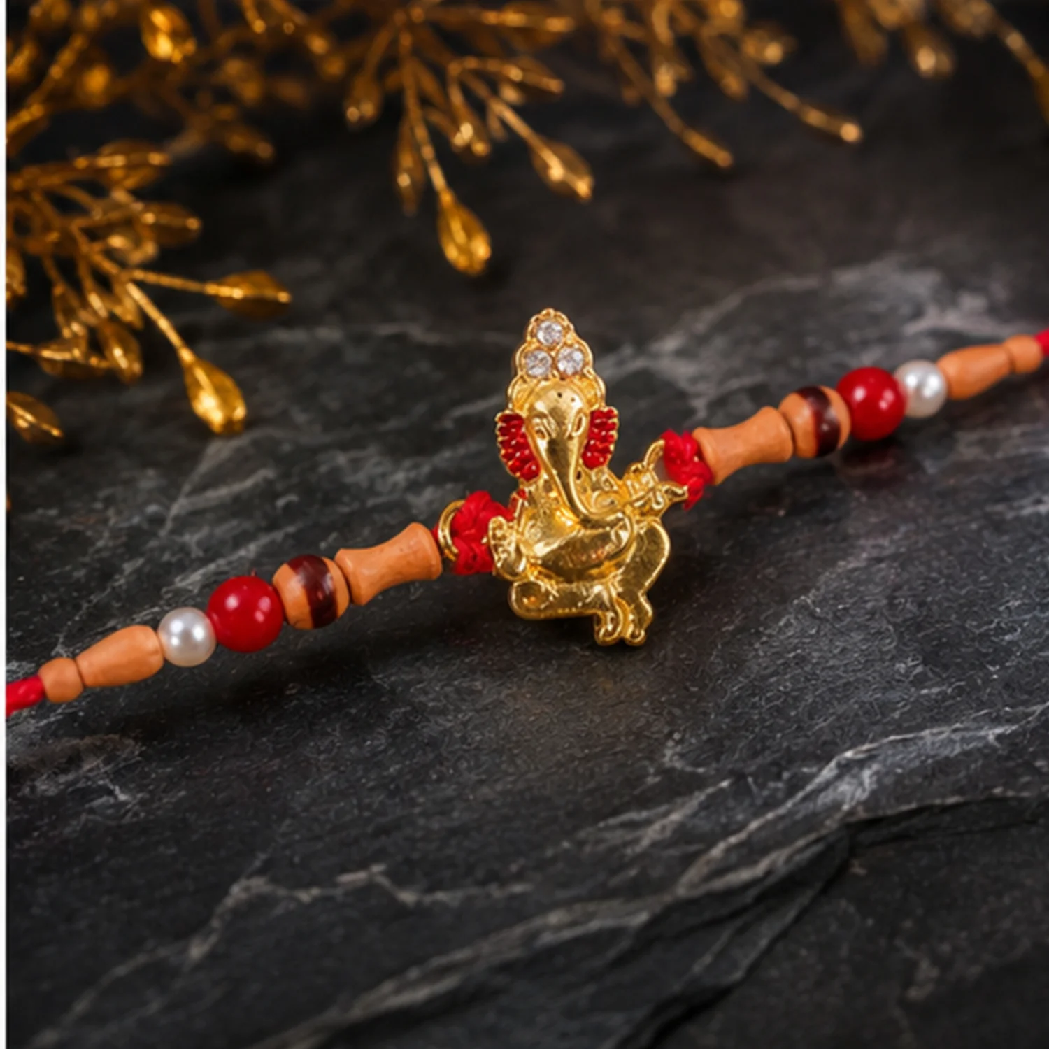 Traditional Rakhi for Brothers — Elegant & Handmade Design - Image 2