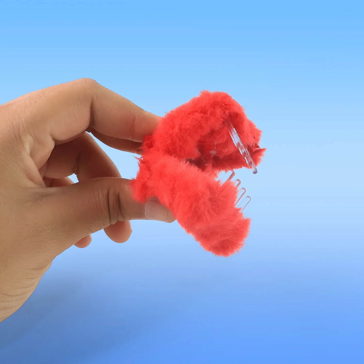 Small Hair Claw Clips – Plush Non-Slip Hair Accessories Set - Image 4