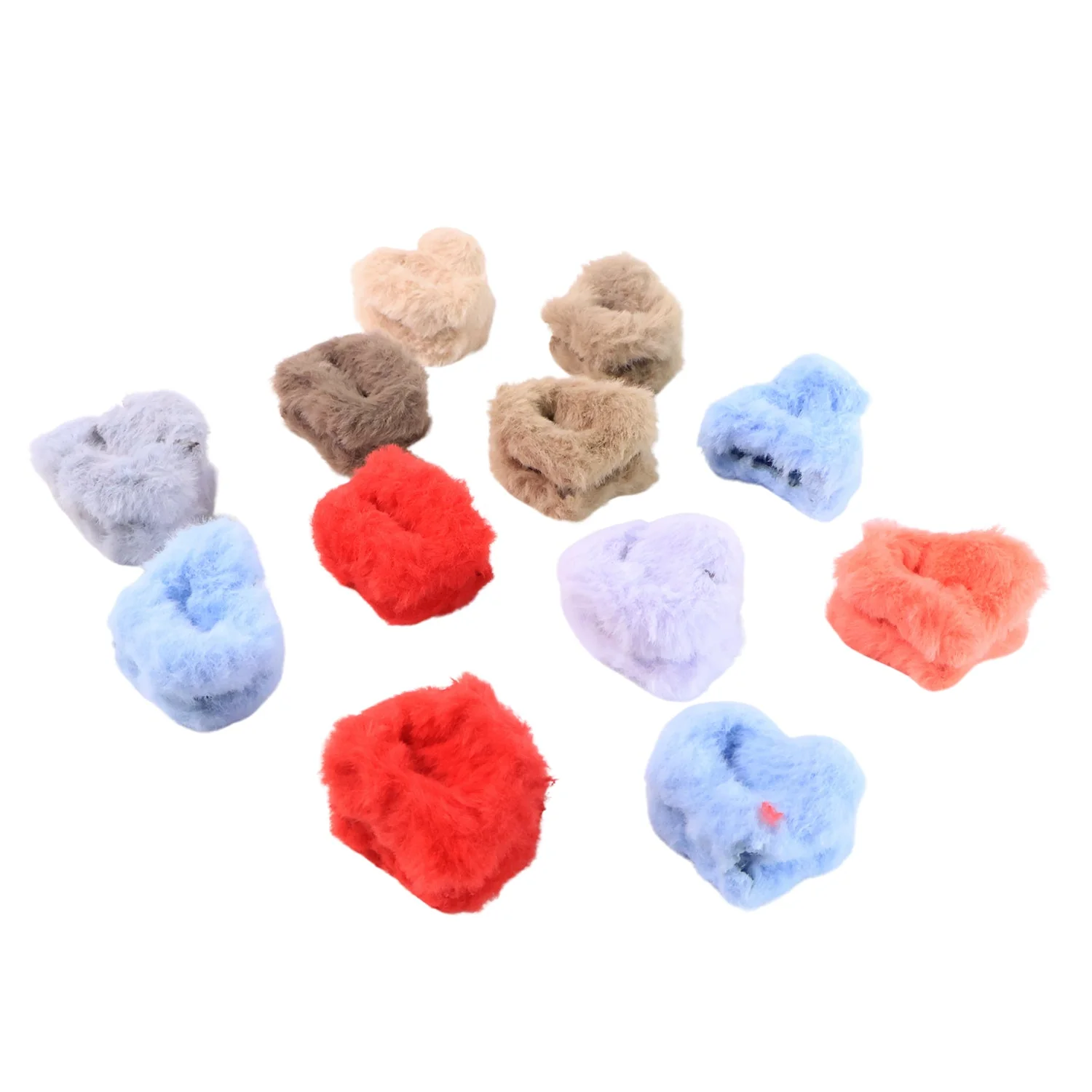 Small Hair Claw Clips – Plush Non-Slip Hair Accessories Set - Image 5
