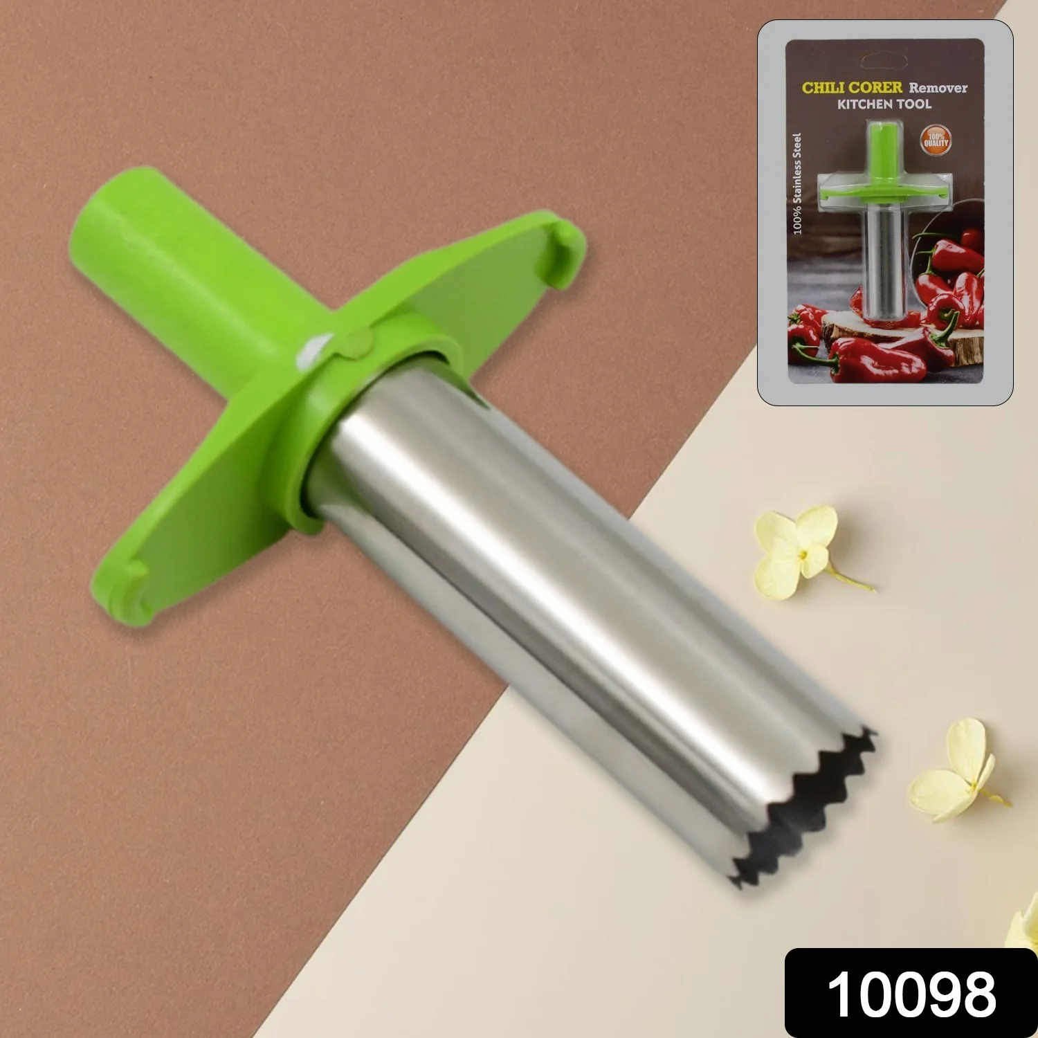 Chili Corer – Stainless Steel Pepper & Strawberry Tool | ToolMate Pro - Image 2