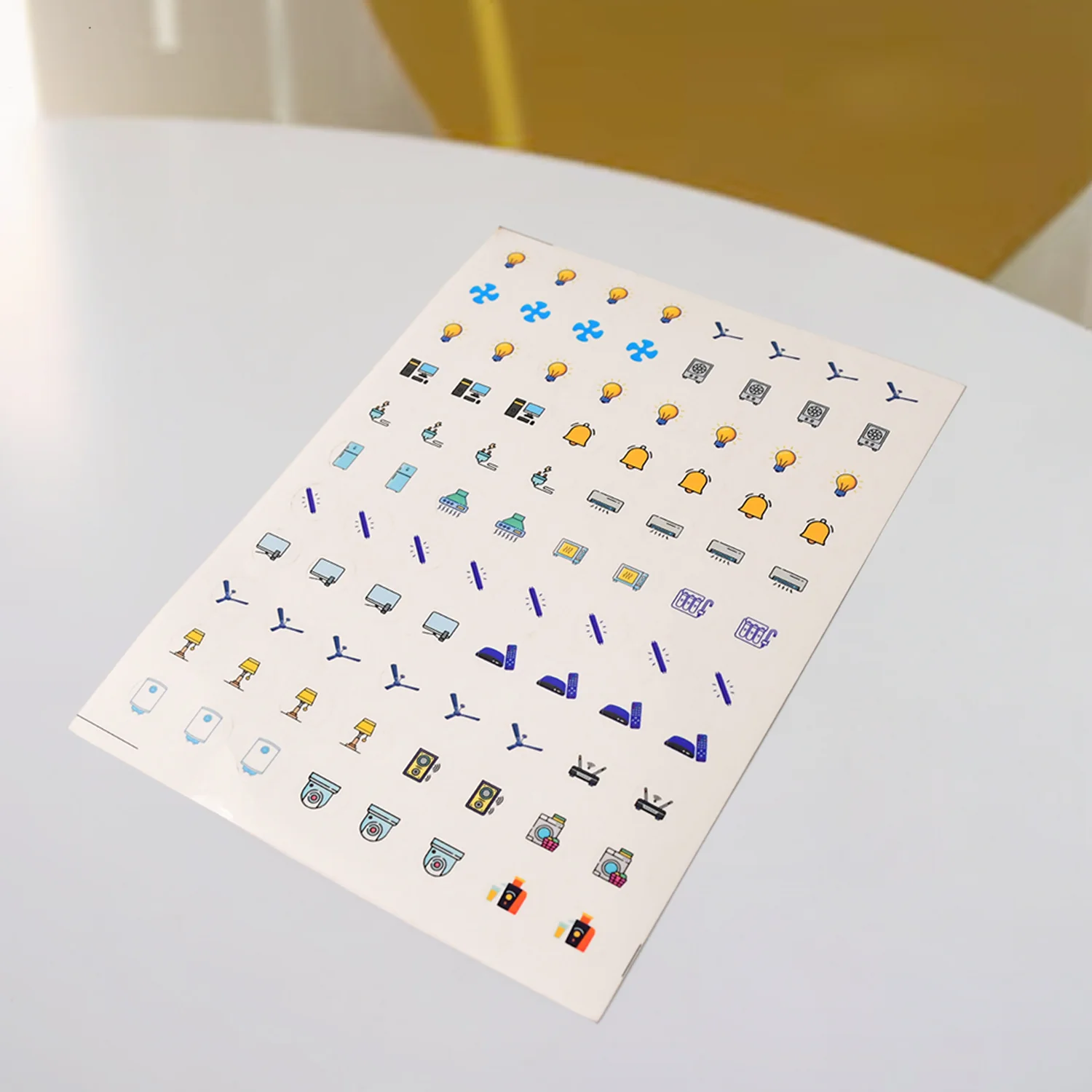 Switch Icon Sticker Sheet – 88 Visual Labels for Easy Switchboard Use - Image 5