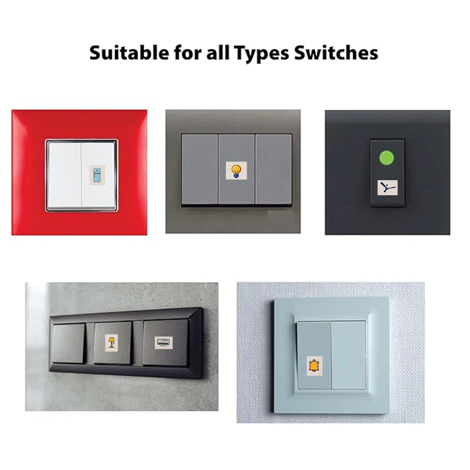 Smart Switch Icon Stickers – Pack of 10 Sheets with Appliance Icons - Image 6