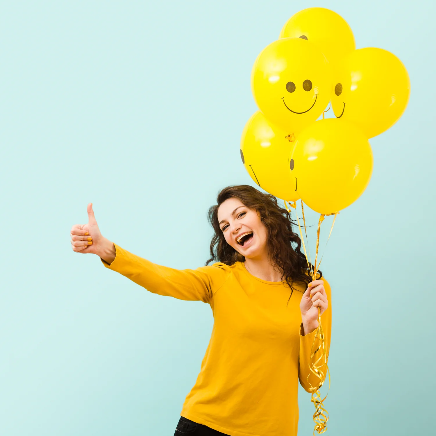 Smiley Balloons – 20 Pcs Latex for Birthday Parties | Play & Move - Image 6