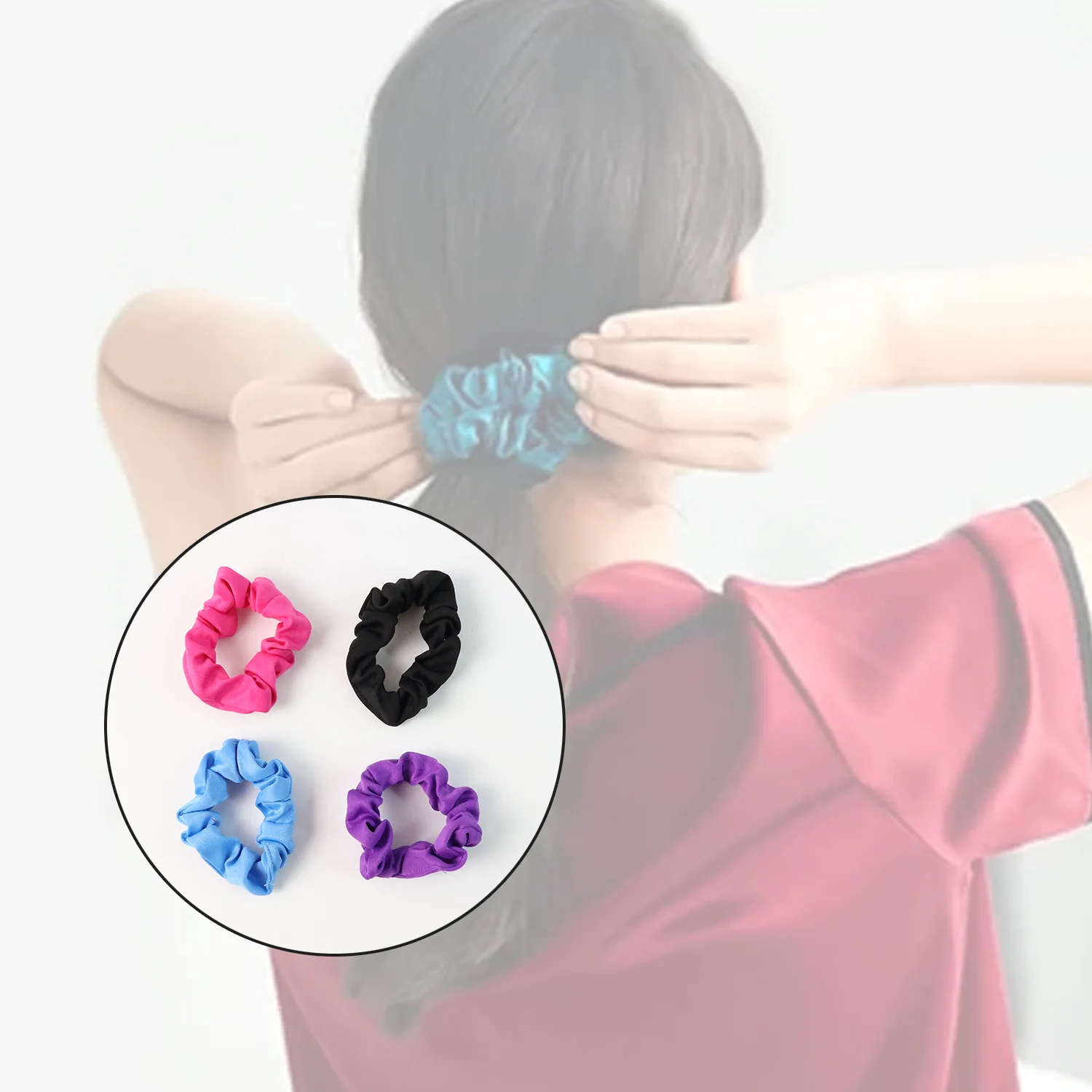 Hair Scrunchies Set – Soft, No-Pull & Crease-Free Bands - Image 6