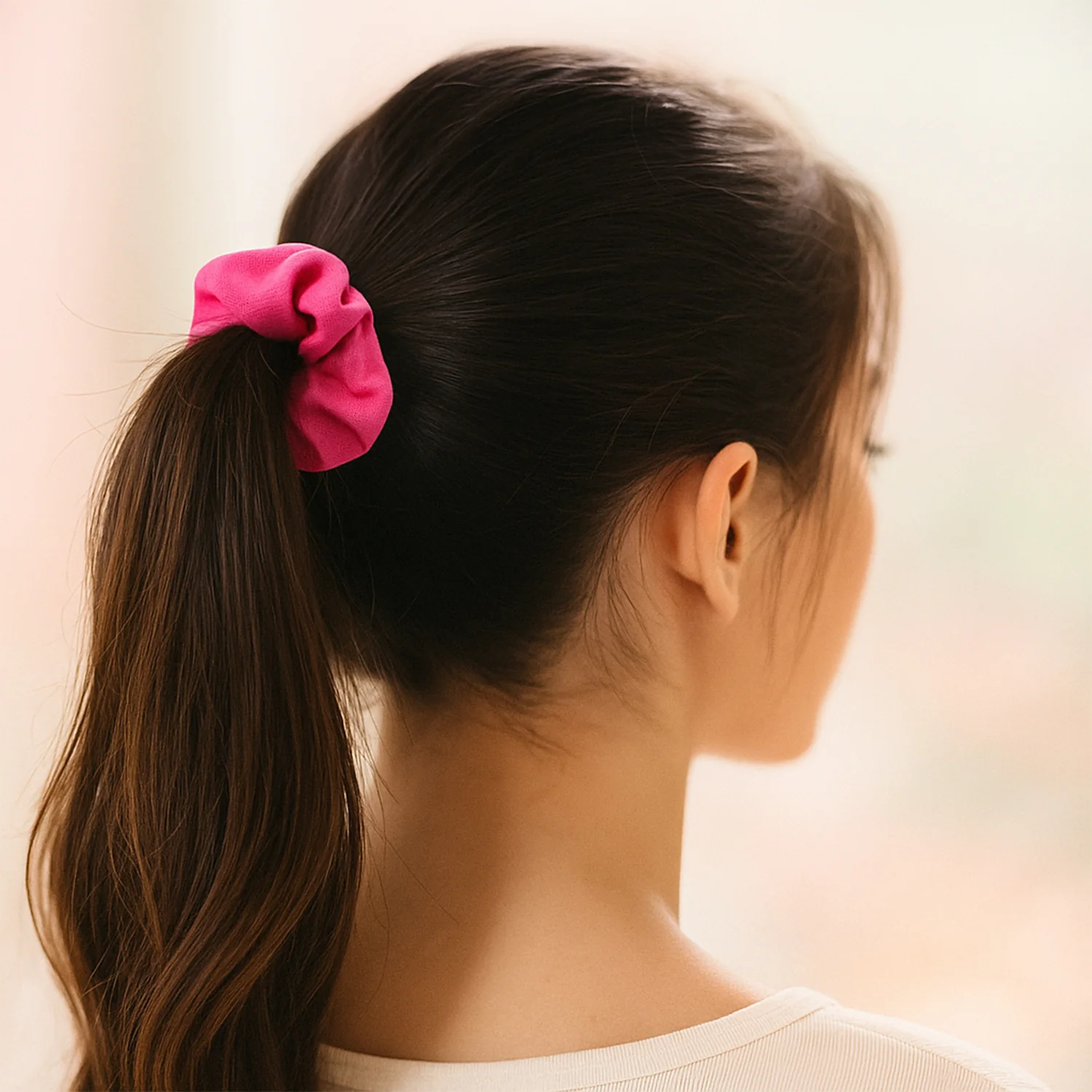 Hair Scrunchies Set – Soft, No-Pull & Crease-Free Bands - Image 7