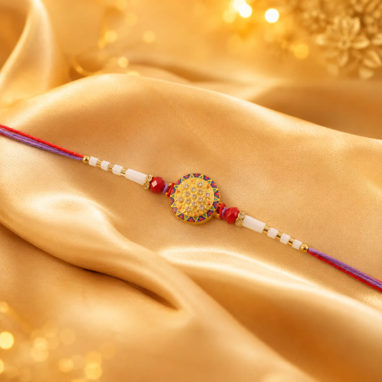 Rakhi – Elegant Traditional Decorative Thread for Bhai - Image 2