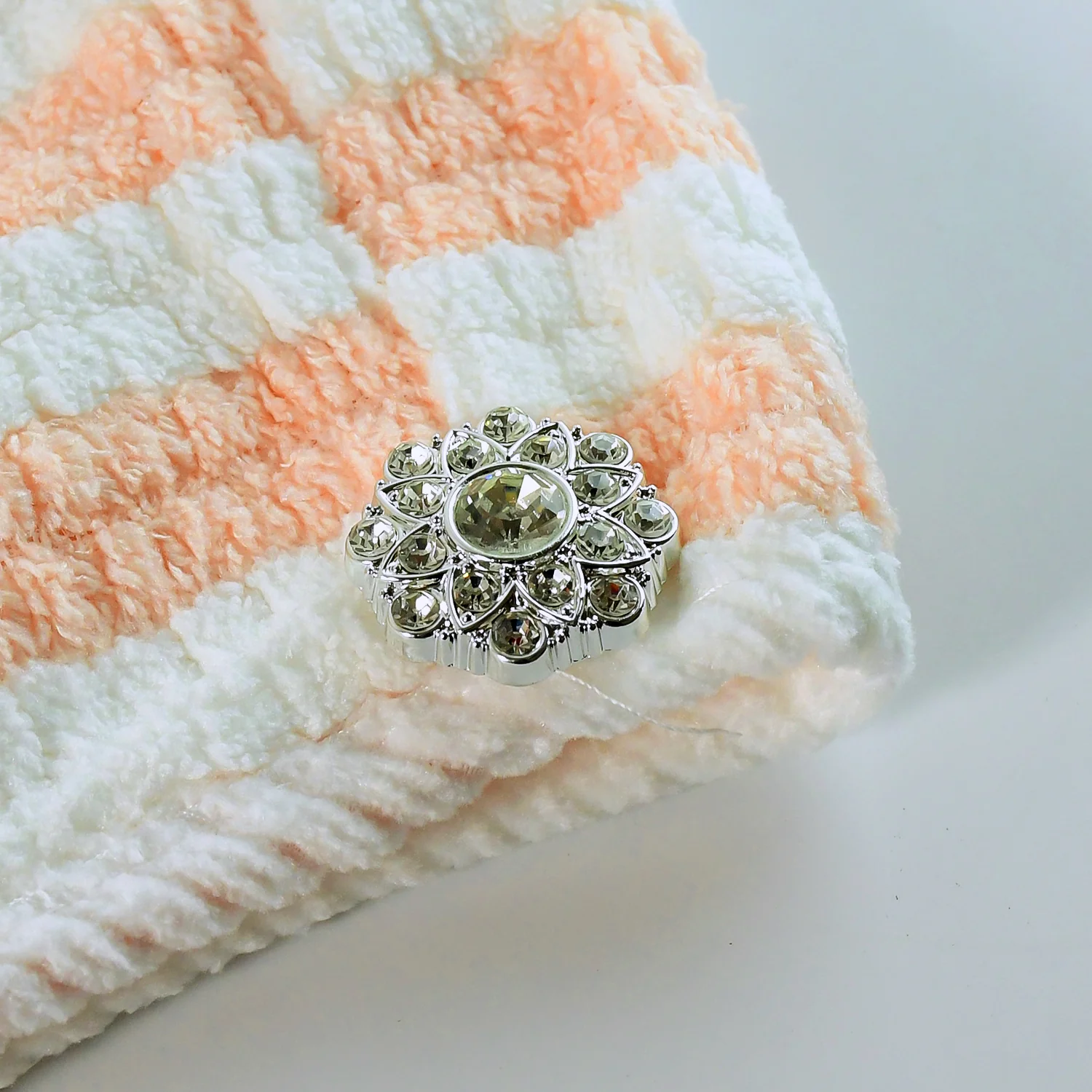 Microfiber Hair Drying Towel Wrap – Soft & Fast-Drying with Teddy Bear Button - Image 7